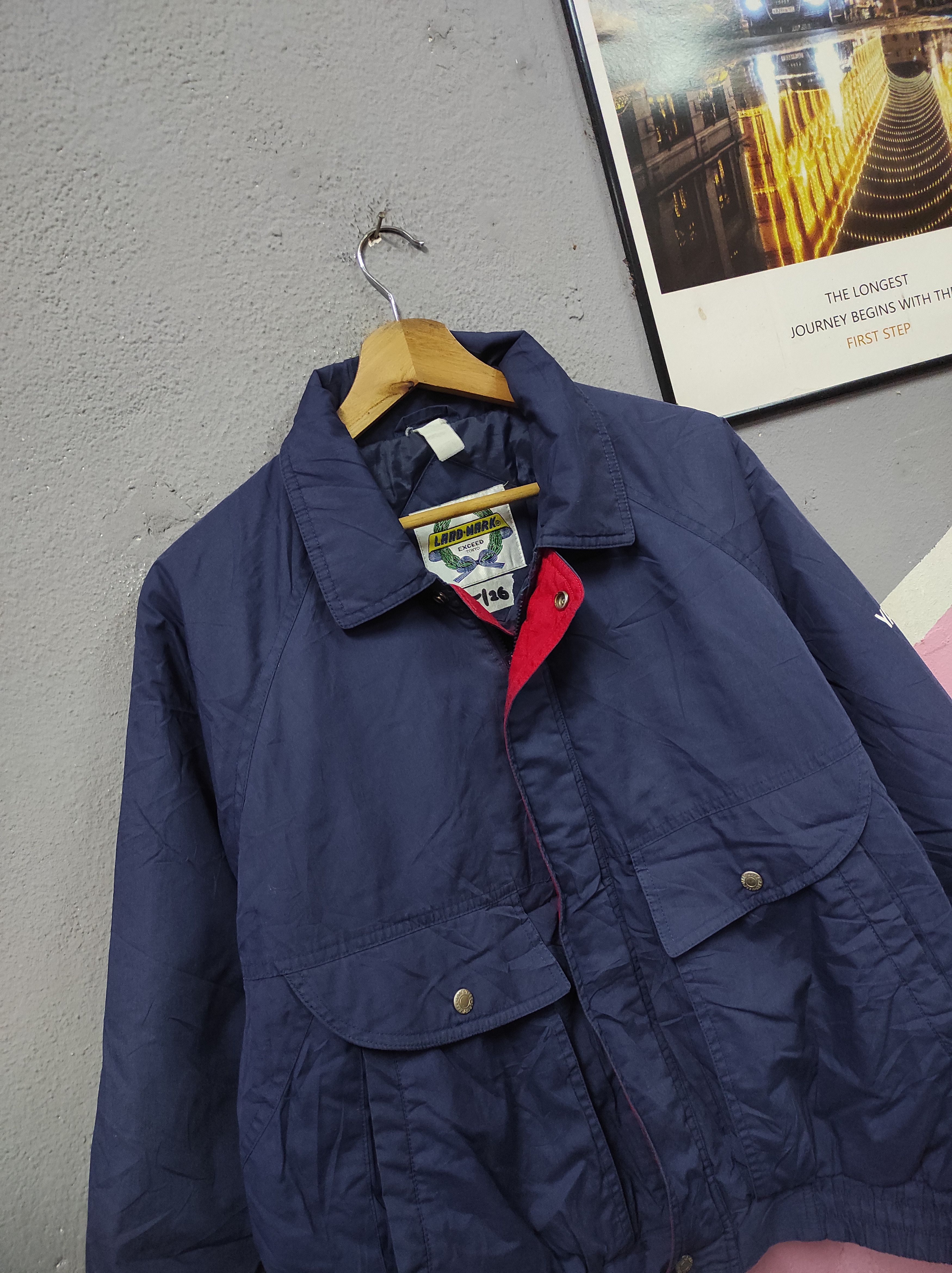 Japanese Brand × Yamaha YAMAHA LAND MARK MULTIPOCKET BOMBER JACKET WORKWEAR Size US L / EU 52-54 / 3 - 3 Thumbnail