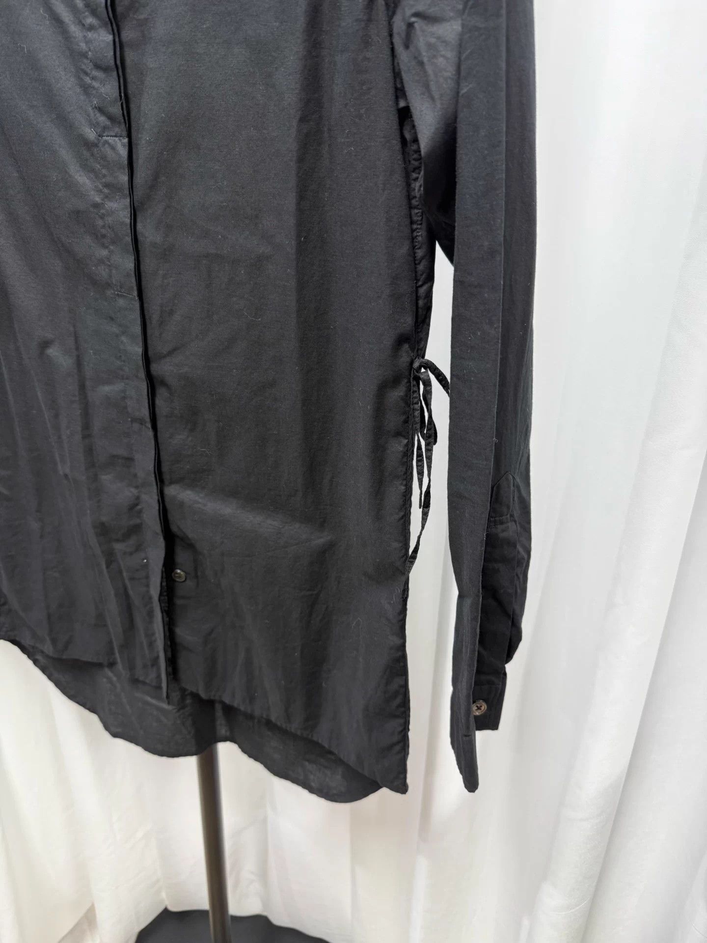 Ann Demeulemeester Ann Demeulemeester Ribbon Shirt Size 36 Classic Minimalist Size XS / US 0-2 / IT 36-38 - 2 Thumbnail