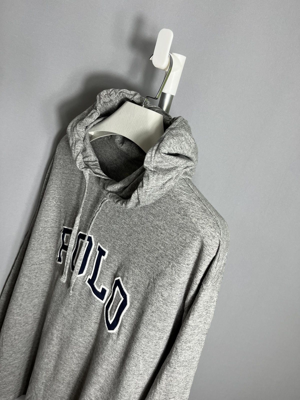 Polo Ralph Lauren × RRL Ralph Lauren Polo Ralph Lauren Hoodie Gray Big Spell Out Logo Lightweight Size US XXL / EU 58 / 5 - 5 Thumbnail