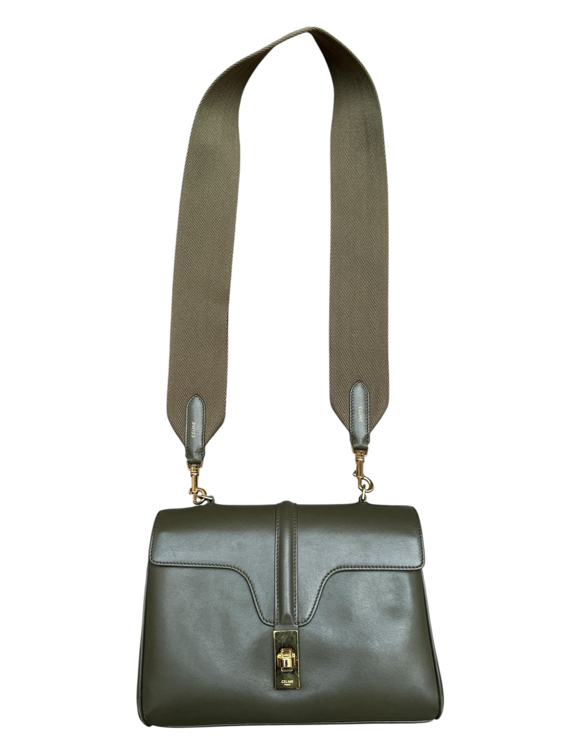 Celine Celine 16 Bag in Khaki handbag Size ONE SIZE - 1 Thumbnail