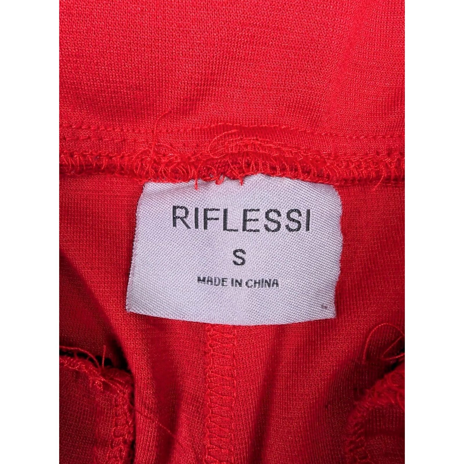 Vintage Riflessi Pants Mens S Red Jogger Sweatpants Zip Pockets Knit Elastic Waist Pockets Casual Activewear Summer? No - keep clarity Size US 29 - 4 Thumbnail