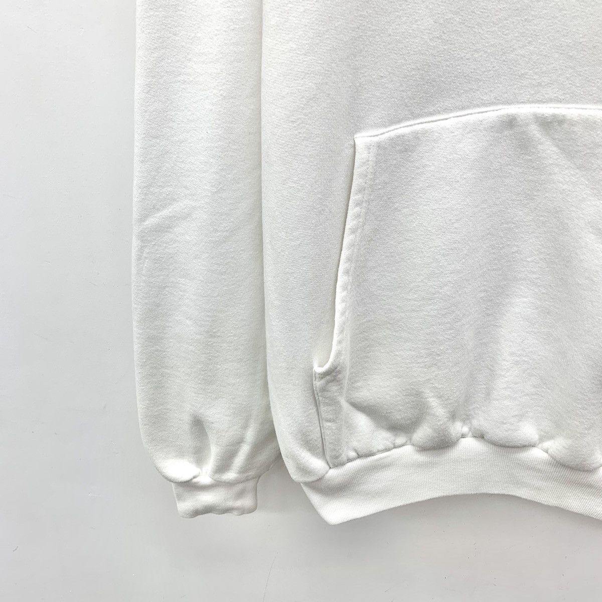 Balenciaga Balenciaga White Logo Wheat Printed Hooded Sweatshirt K26WX Size US XS / EU 42 / 0 - 4 Thumbnail
