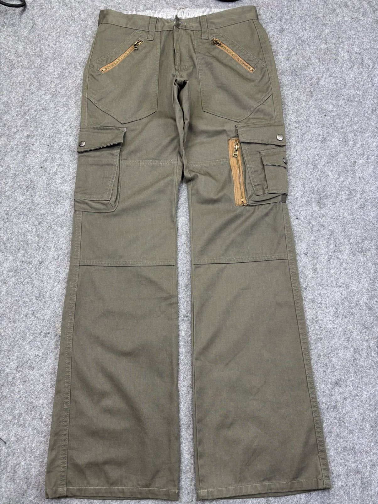 Japanese Brand 💥FLARE💥Aldelio Tctcal Multipocket Military Cargo Pant F933 Size US 30 / EU 46 - 14 Thumbnail