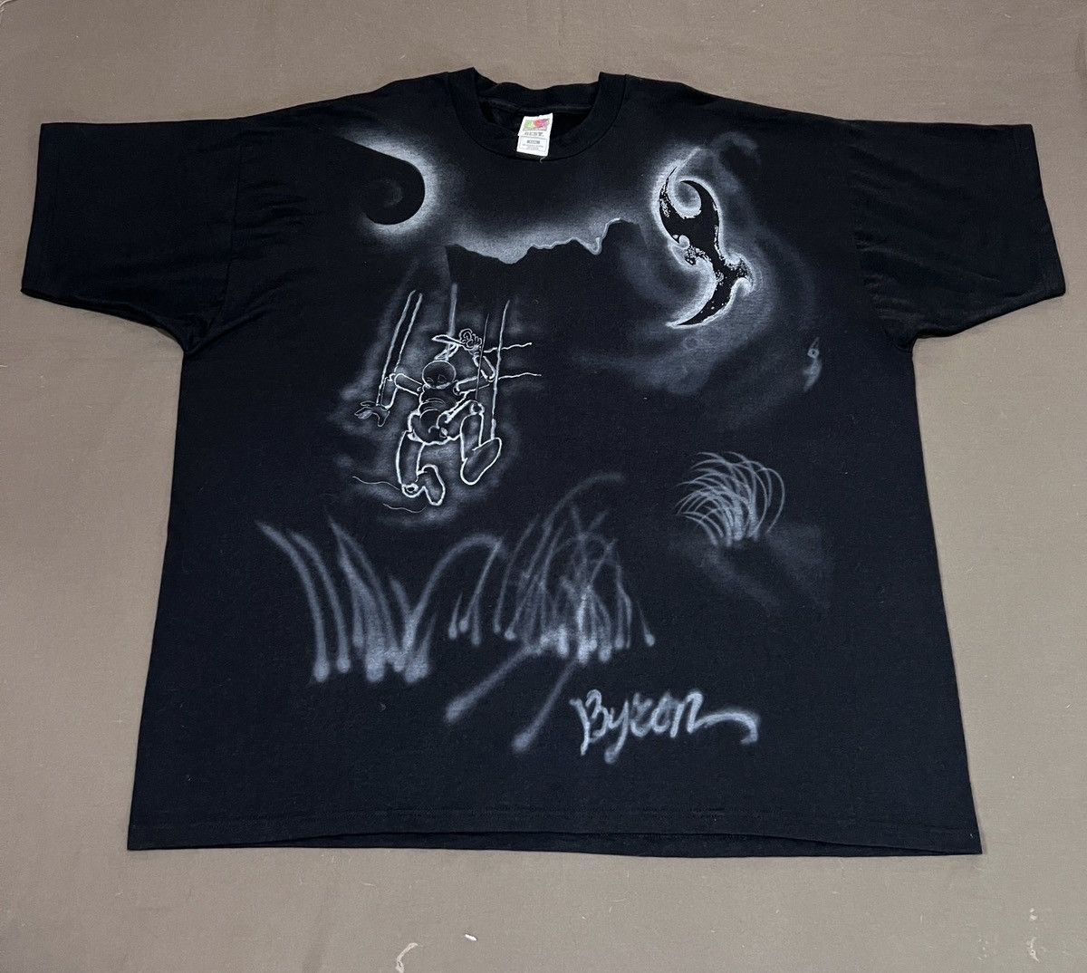 Vintage Vintage Graffiti Street Art Tee 3XL Oversized Oldskool Size US XXL / EU 58 / 5 - 4 Thumbnail