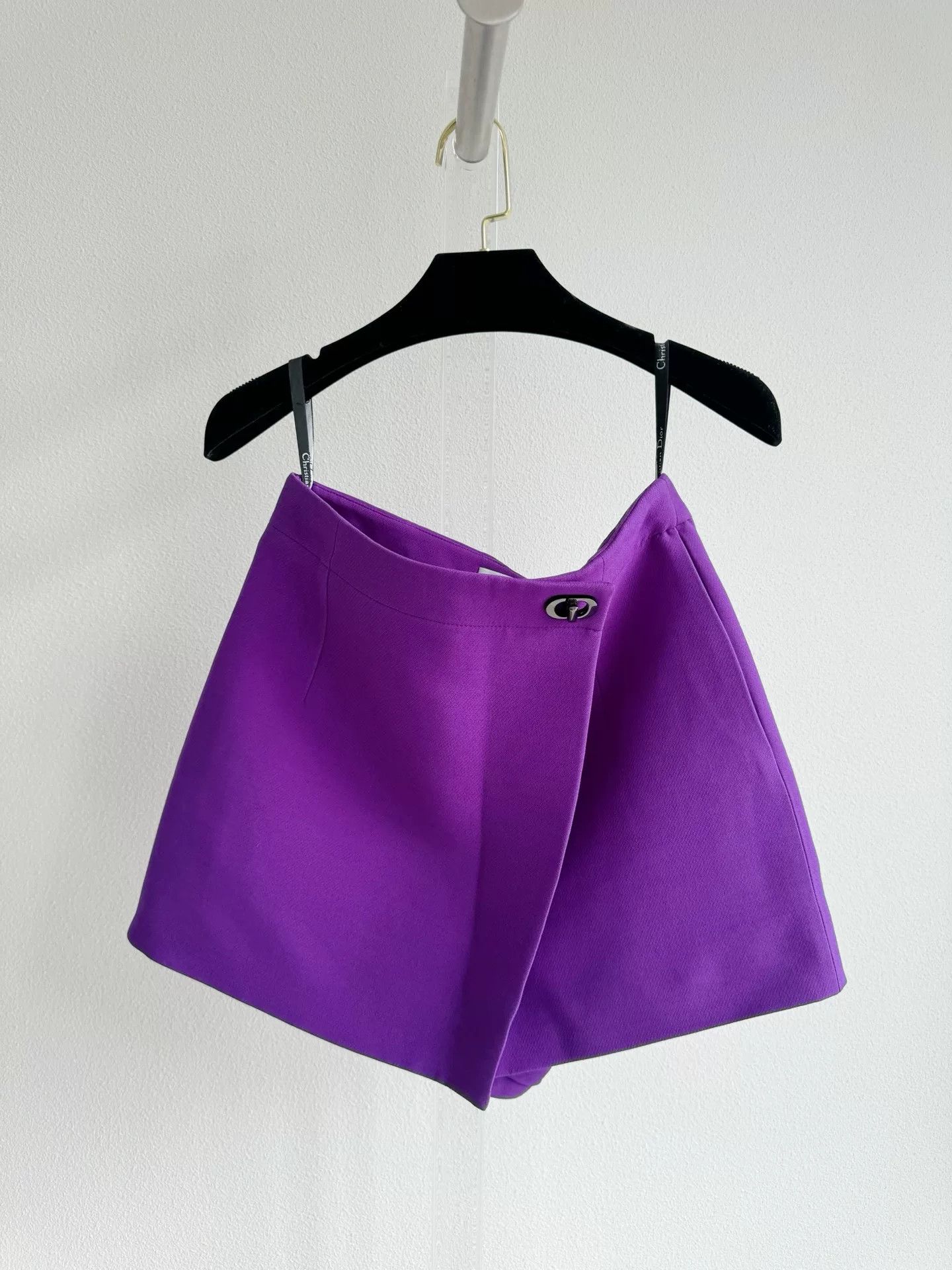 Dior Dior Purple Fake Two-Piece Skirted Shorts Size 36" / US 14 / IT 50 - 1 Thumbnail