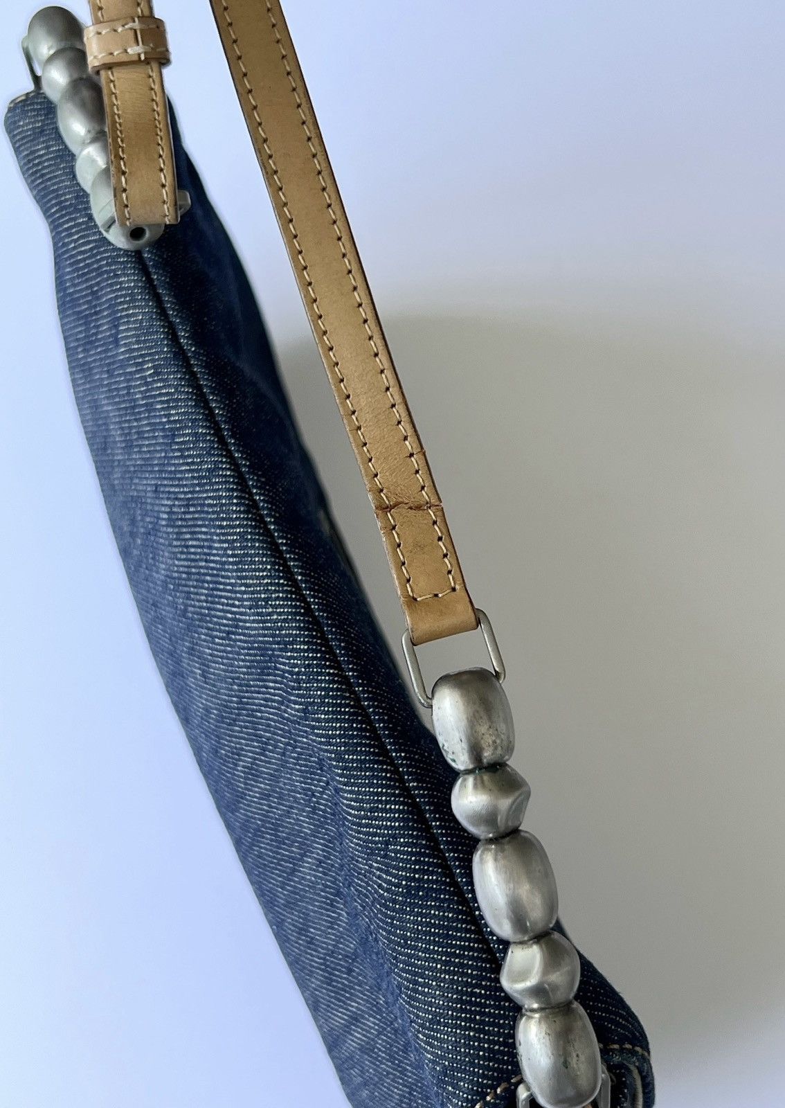Dior RARE - Dior John Galliano - S/S00 Denim Melice Shoulder Bag Size ONE SIZE - 11 Thumbnail