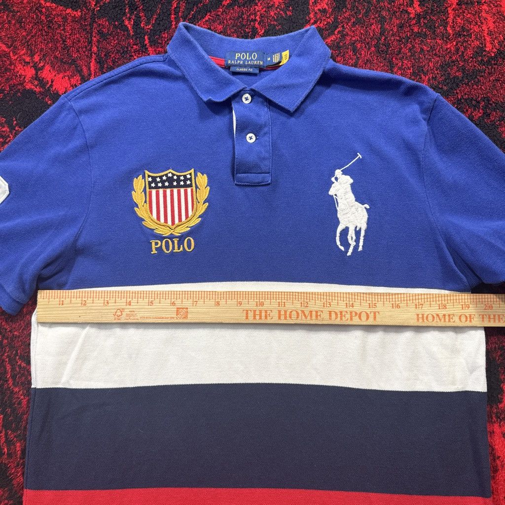 Polo Ralph Lauren Polo Ralph Lauren Big Pony USA Colorblock Polo Shirt Size US M / EU 48-50 / 2 - 4 Thumbnail