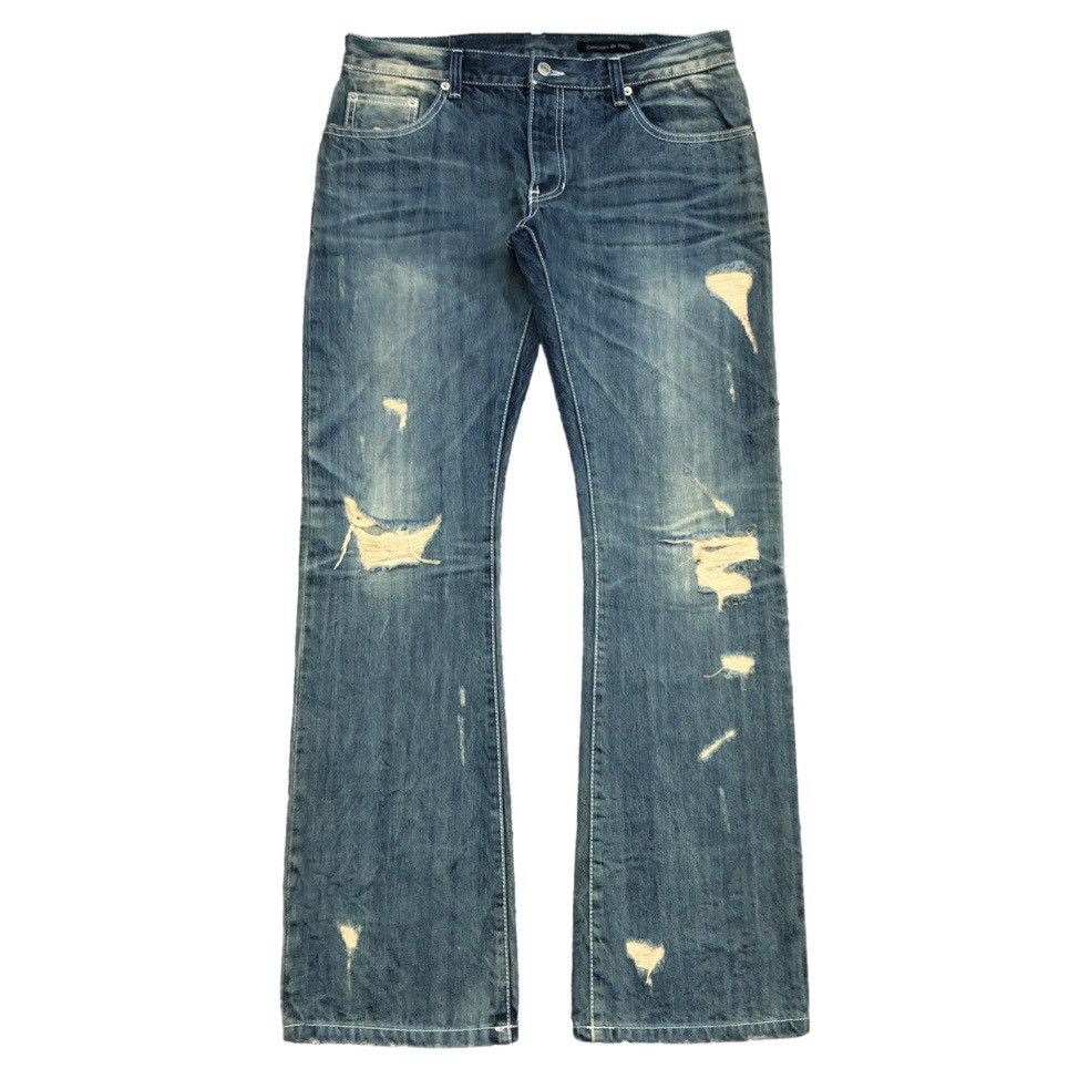 Concours De paul Boots cut Line Wash Pants