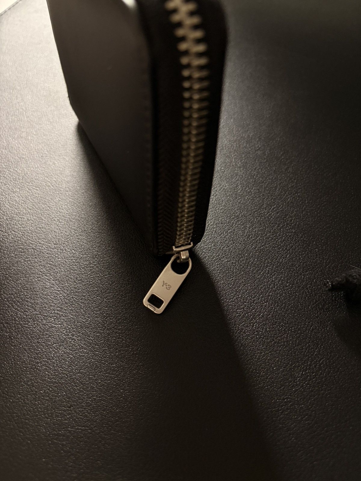 Y-3 Y-3 Cow Leather Zip Wallet Size ONE SIZE - 4 Thumbnail
