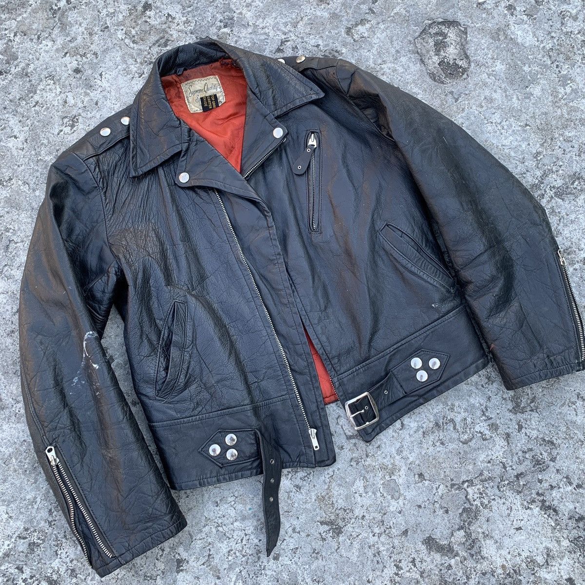 Sears Vintage 1950s Sears Horse Hide Jacket Size US M / EU 48-50 / 2 - 2 Thumbnail