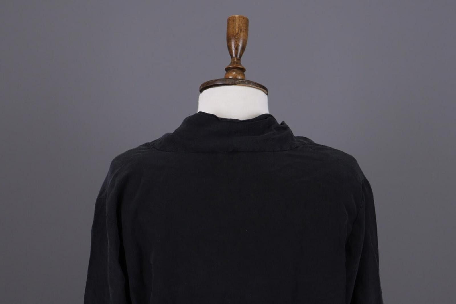 Wilkes Bashford BA&SH KENT Gray Silk Lightweight Lagelook Blouse Size 2 / M Size XS / US 0-2 / IT 36-38 - 12 Thumbnail