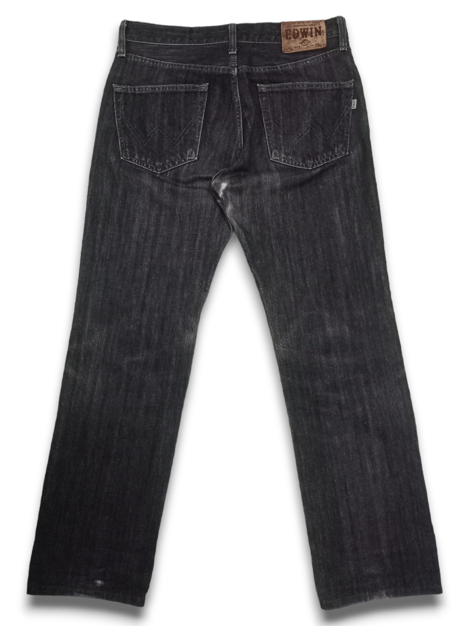 Edwin × Japanese Brand Vintage Japanese Edwin 402 Straight Leg Washed Black Jeans Size US 30 / EU 46 - 4 Thumbnail