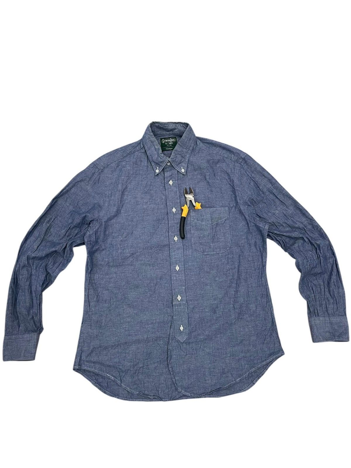 Gitman Bros. Vintage × SHIPS Gitman Bros. Vintage x Ships Chambray 40s Inpired Size US M / EU 48-50 / 2 - 1 Thumbnail