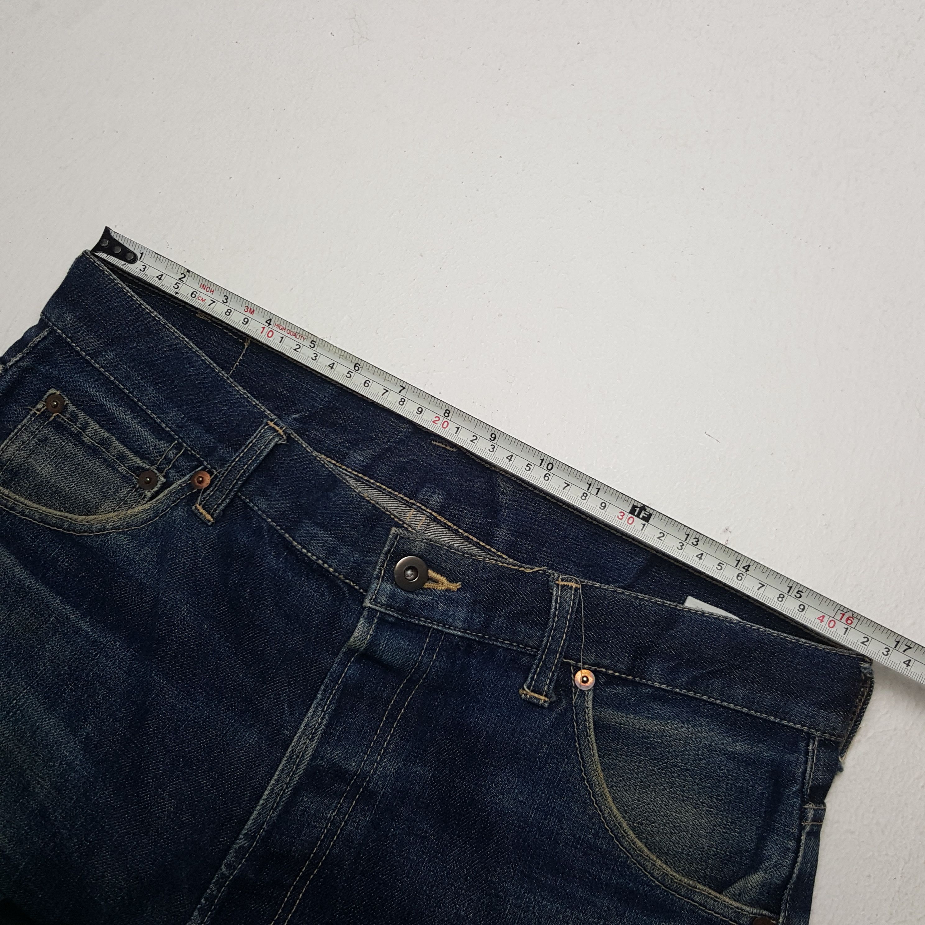 Japanese Brand × Vintage Vintage Evisu Japanese Brand Daicock Custom Art Denim Jeans Size US 33 - 9 Thumbnail