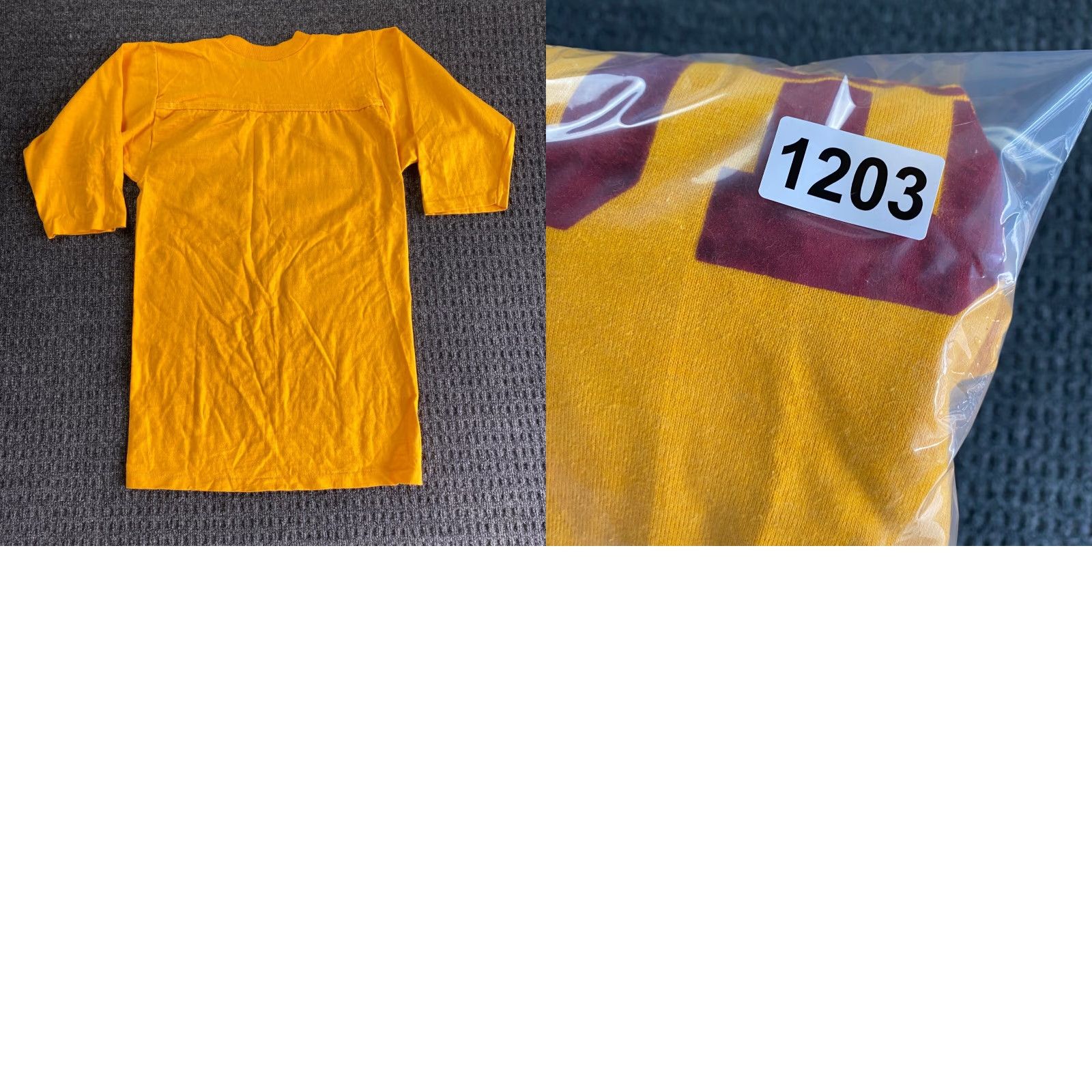 Delta VINTAGE Collegiate Pacific Shirt Men S Yellow 3/4 Sleeve USA 60s 70s 80s College Stockton San Joaquin Delta College Shirt S Single Stitch Made USA Size US S / EU 44-46 / 1 - 8 Thumbnail