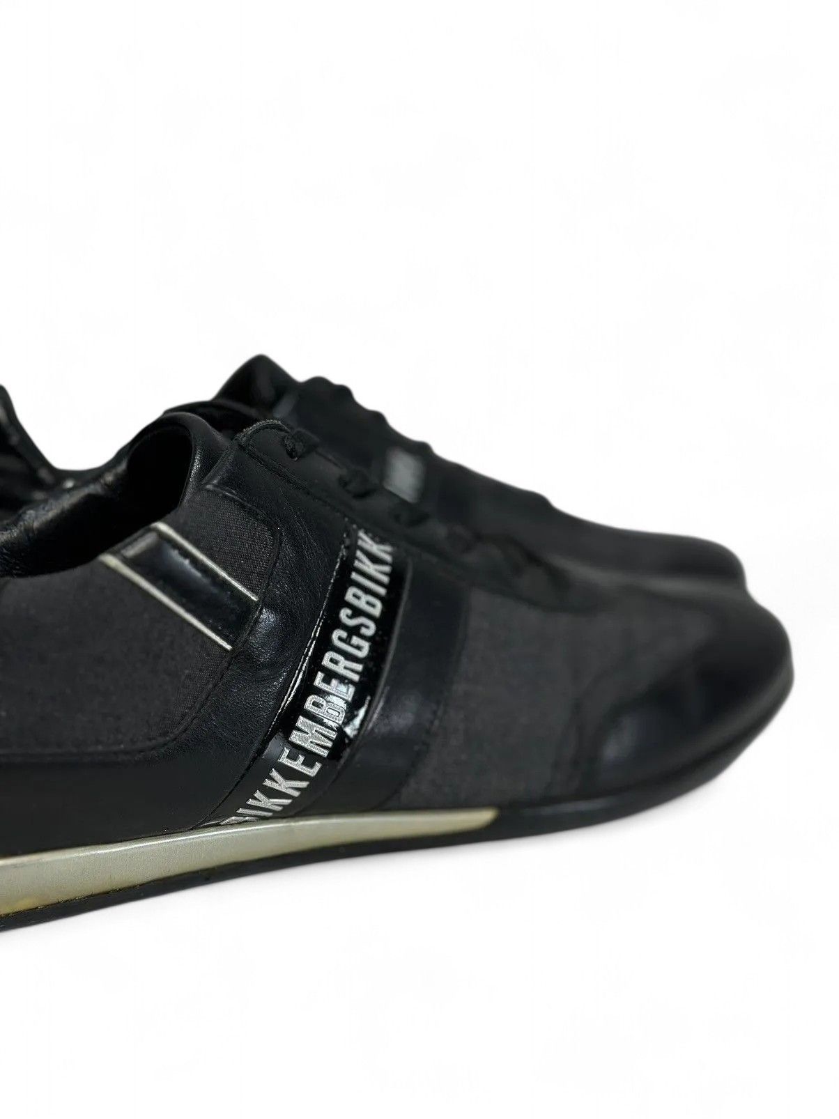 Dirk Bikkembergs Bikkembergs black leather sneakers vintage y2k sport style Size US 7 / EU 40 - 8 Thumbnail