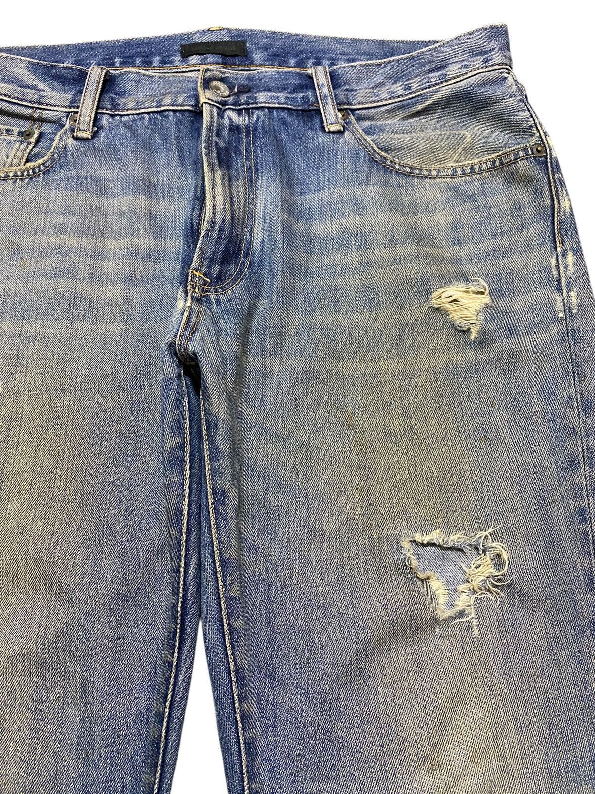 Japanese Brand Vintage Japanese Brands Mud Wash Distressed Loose Jeans Size US 38 / EU 54 - 8 Thumbnail