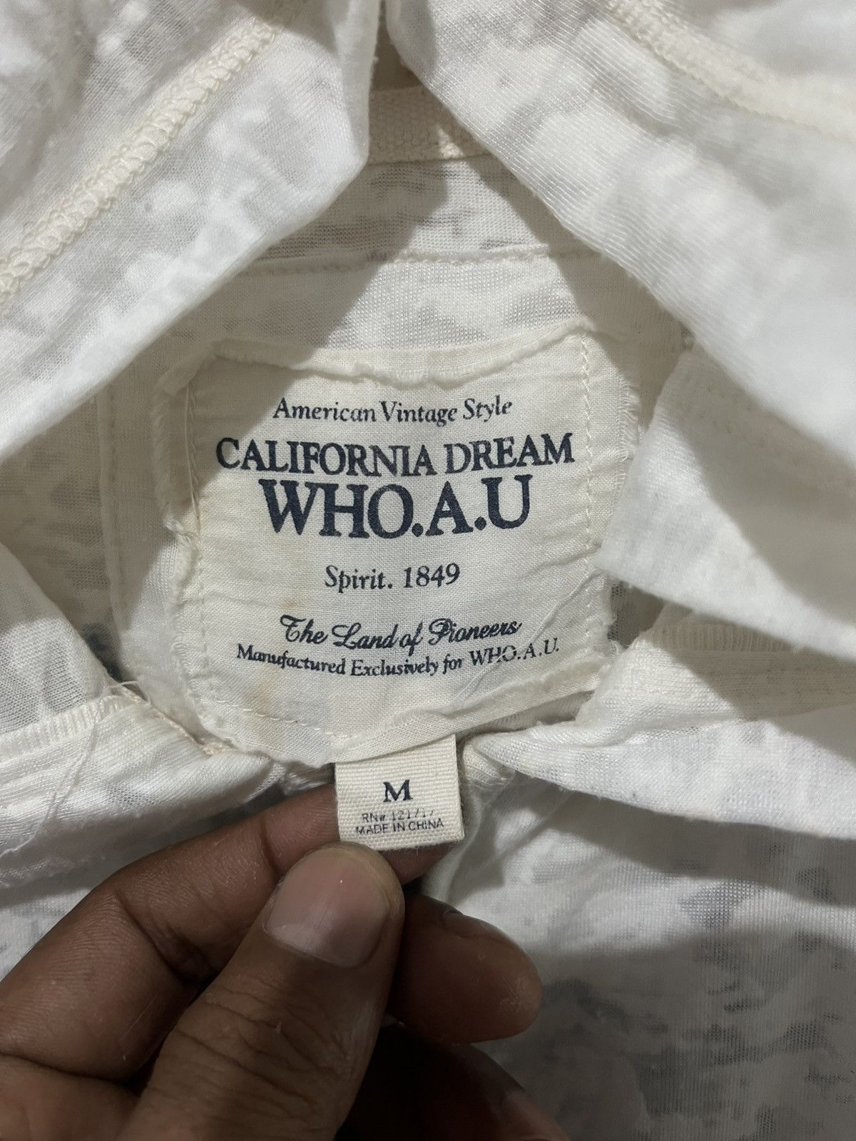 Japanese Brand Japanese WHO.A.U California Dream Hoodie Jacket Size US M / EU 48-50 / 2 - 8 Thumbnail