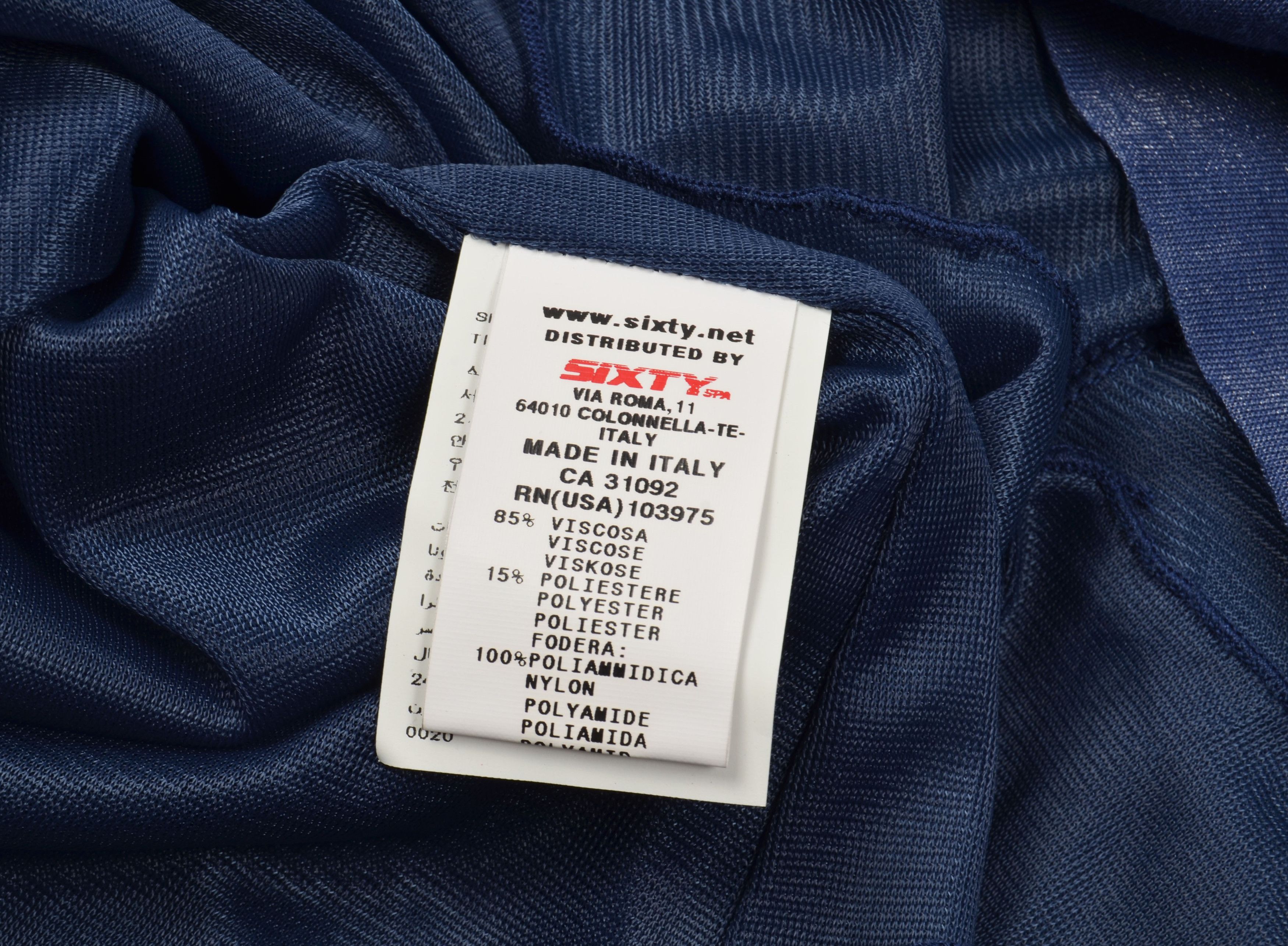 Miss Sixty × Vintage Miss Sixty Y2K Coquette Blue Sparkle Mini Dress Size M / US 6-8 / IT 42-44 - 8 Thumbnail