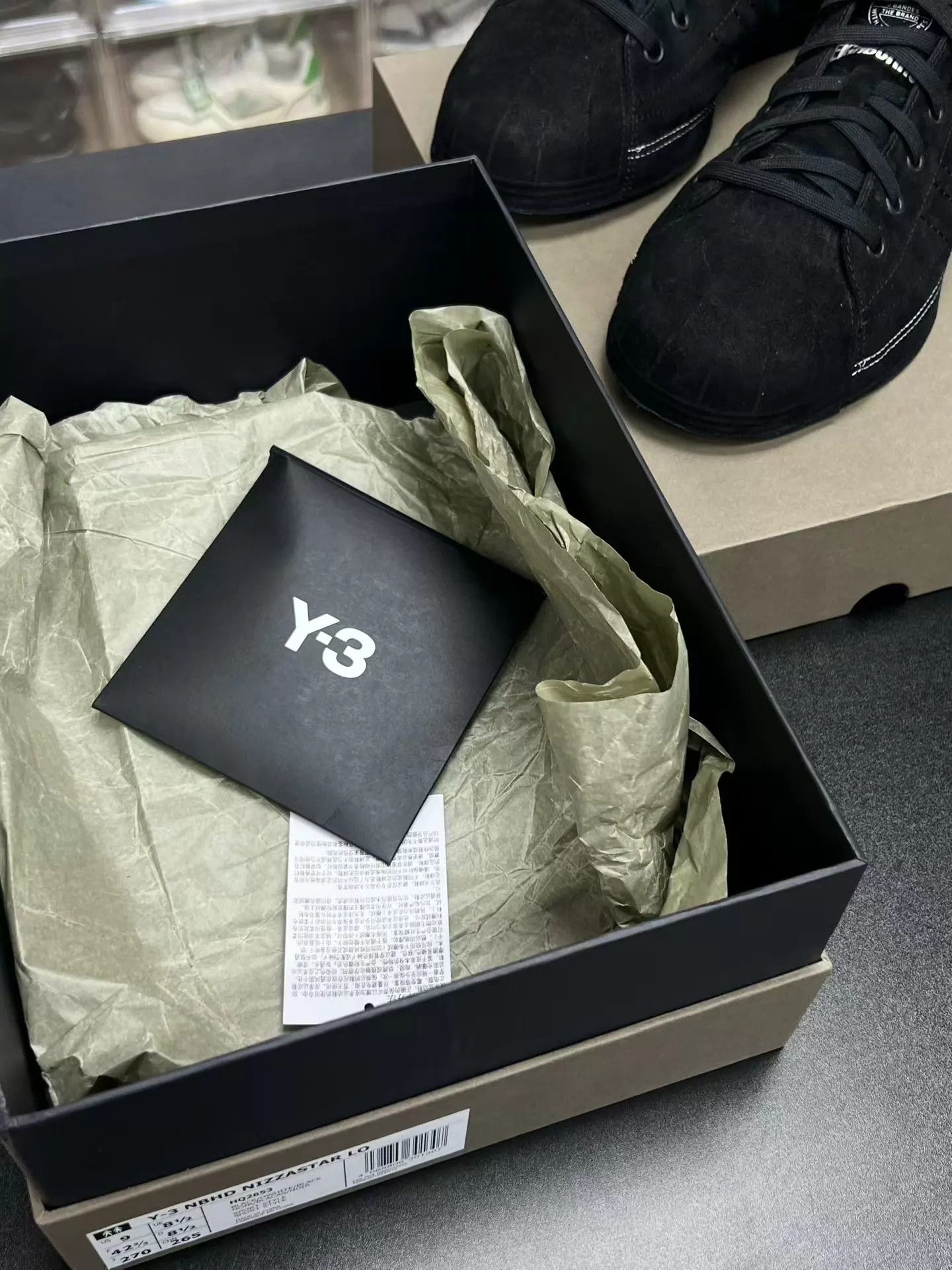 Y-3 Y-3 NIZZASTAR Suede Black Sneakers Size 42.5 Size US 9.5 / EU 42-43 - 9 Thumbnail