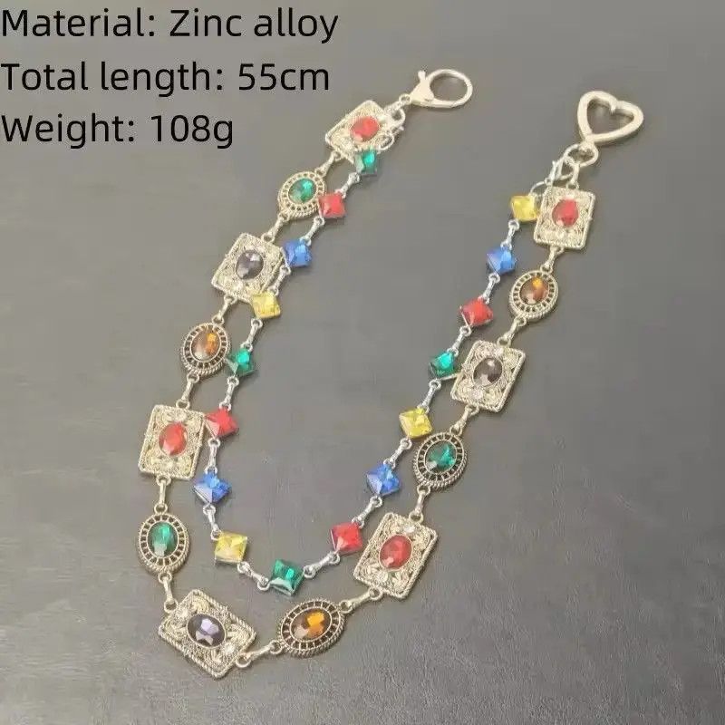 Jewelry Agate Retro Pants Chain Waist Chain Size ONE SIZE - 3 Thumbnail