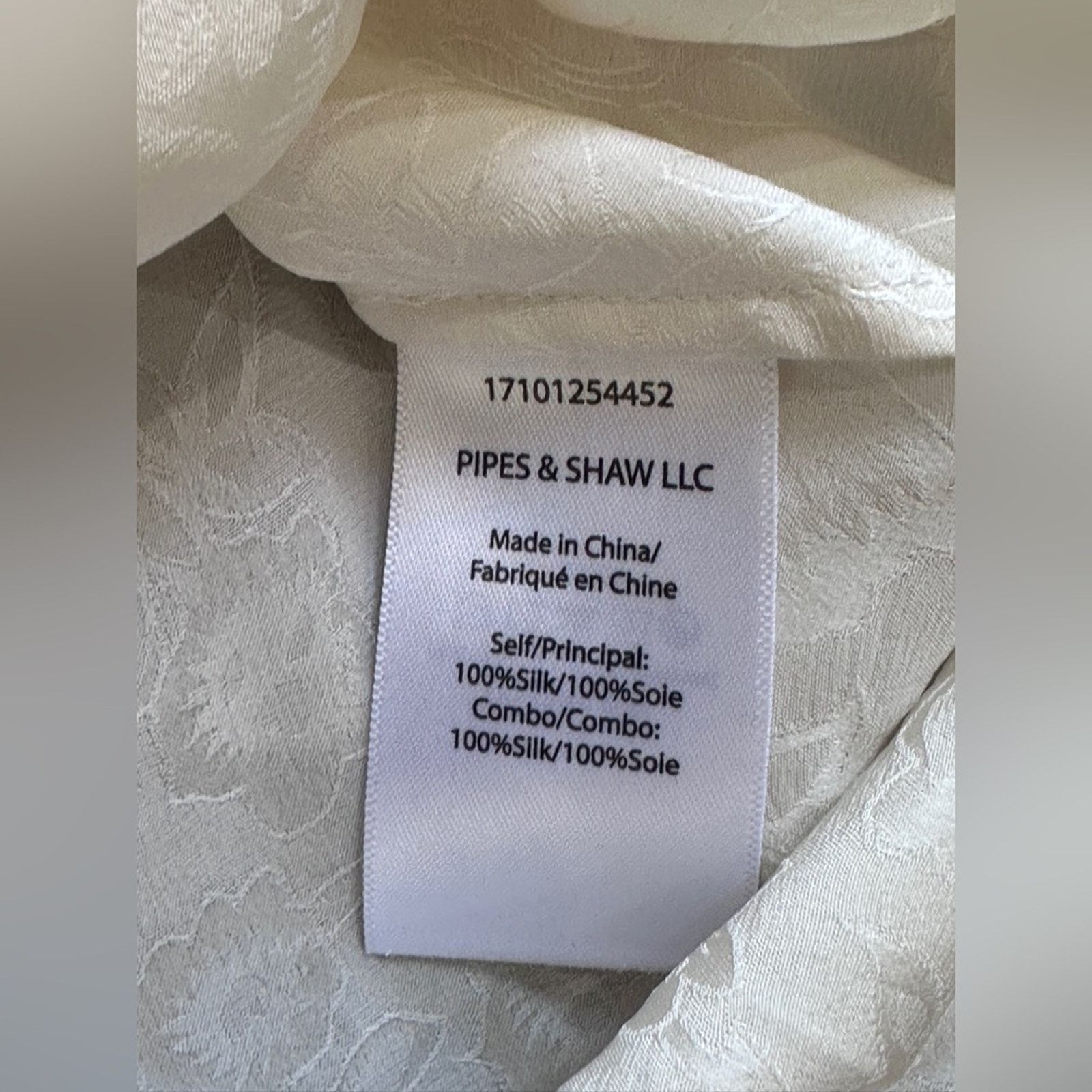 Veronica Beard Veronica Beard Worth Blouse in Off White | 100% Silk | NWT Size XS / US 0-2 / IT 36-38 - 13 Thumbnail