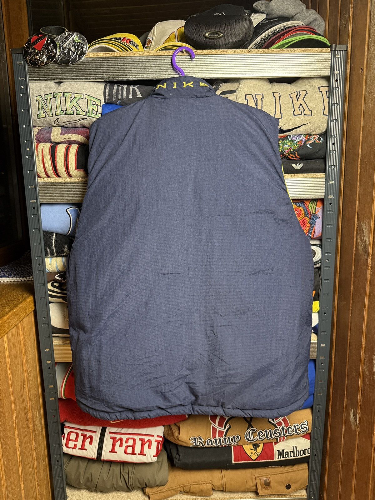 Nike × Nike ACG × Vintage Vintage Nike reversible puffer vest spell out big logo rare Size US XL / EU 56 / 4 - 9 Thumbnail