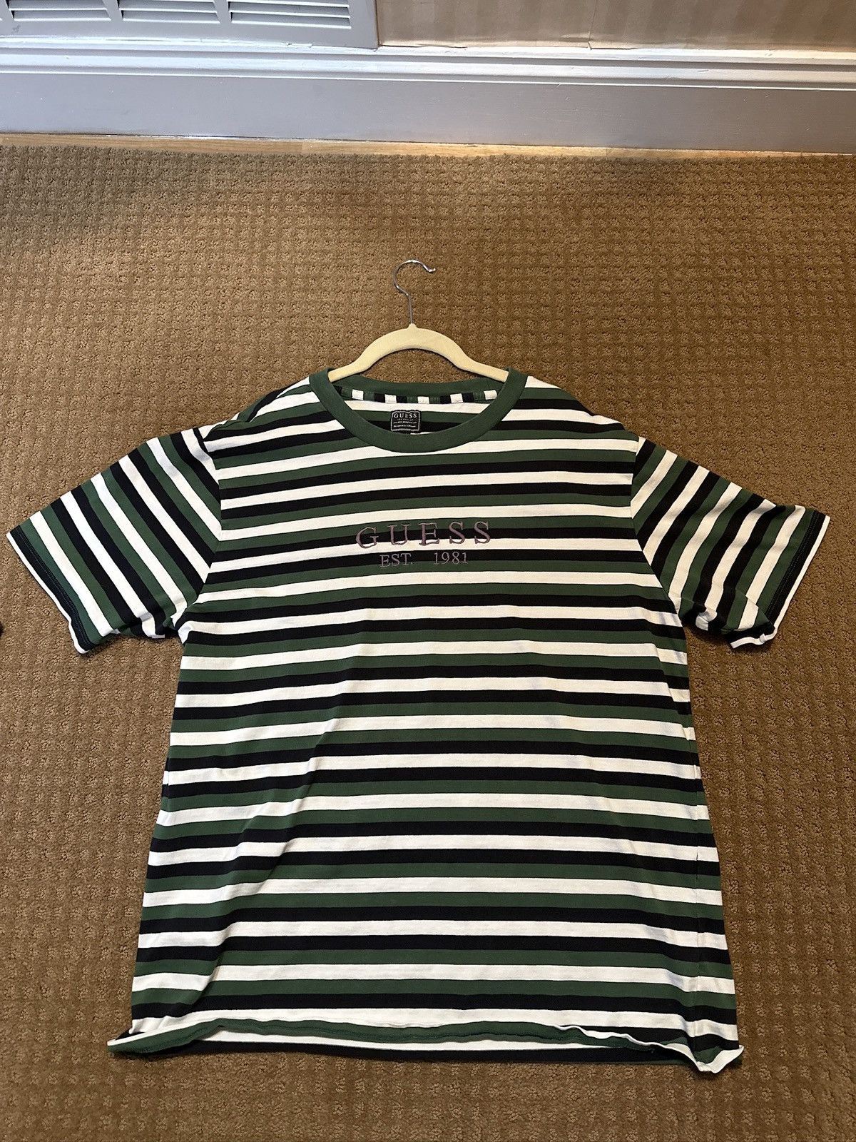 Guess Hires Stripped Shirt Size US L / EU 52-54 / 3 - 1 Thumbnail