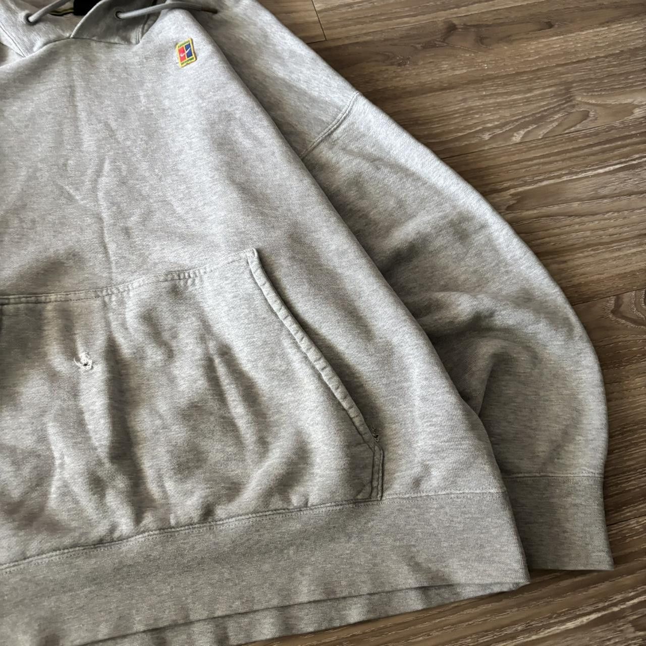 Nike Crazy Vintage 90s Grey Nike Streetwear Essential Hoodie! Size L Size US L / EU 52-54 / 3 - 4 Thumbnail