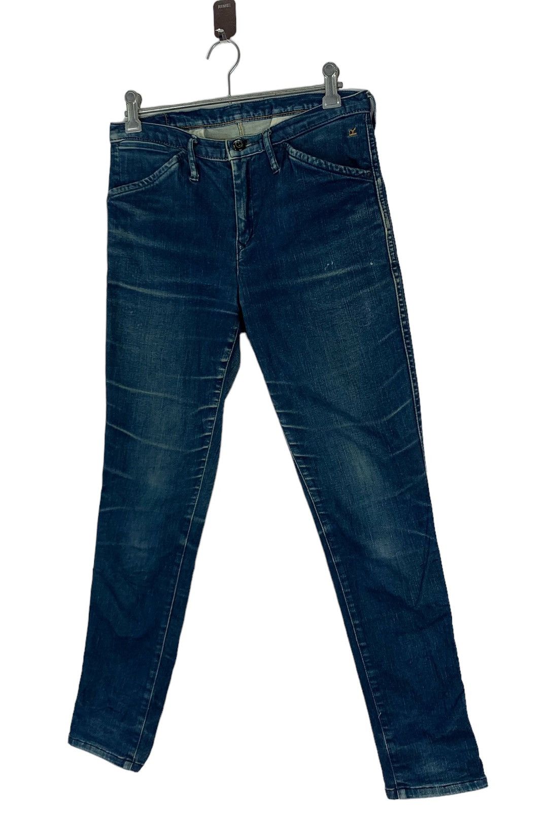 Blue Blue Japan VINTAGE 45RPM BLUE INDIGO DENIM JEANS Size 27" / US 4 / IT 40 - 2 Thumbnail