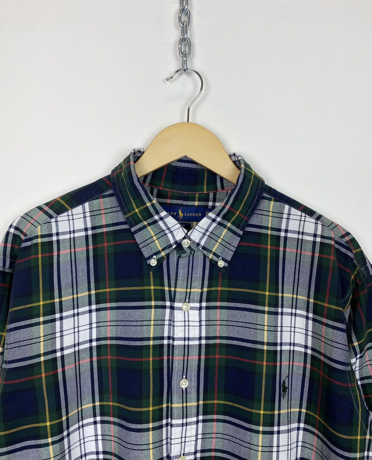 Polo Ralph Lauren Vintage Ralph Lauren Plaid Slim Fit Shirt Men’s Size XXL Size US XXL / EU 58 / 5 - 2 Thumbnail