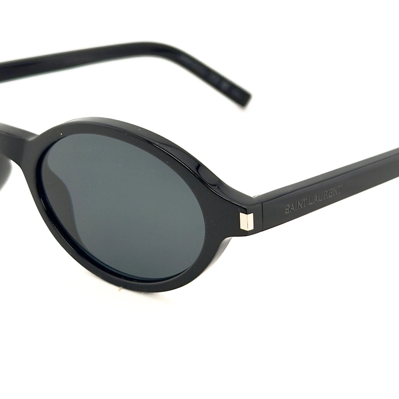 Saint Laurent Paris SAINT LAURENT JEANNE SL 751 SL751 Black Narrow Slim 001 Size ONE SIZE - 8 Thumbnail