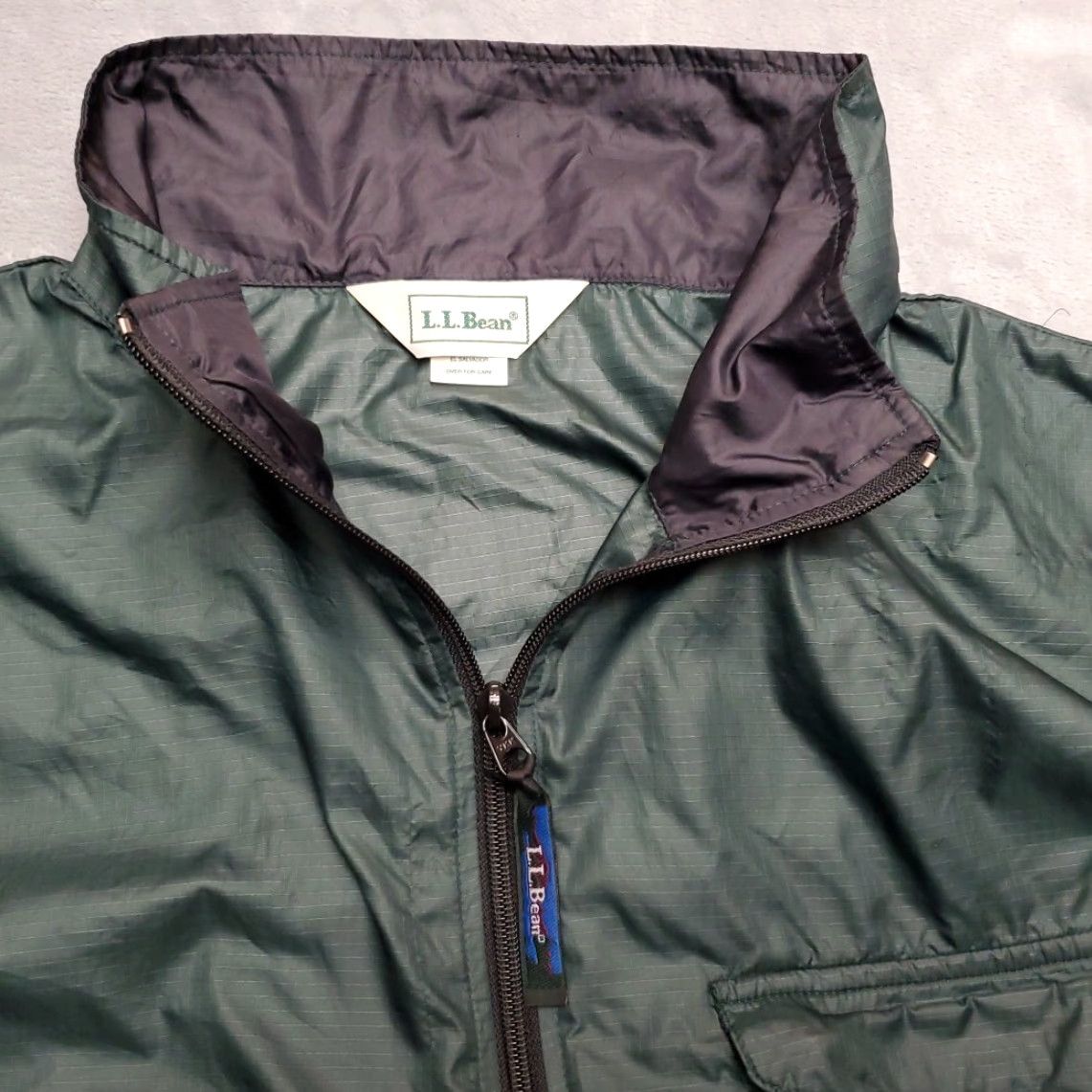 Vintage VINTAGE LL Bean Jacket Mens L Green 100% Nylon Lightweight Ripstop Windbreaker Outdoors Windbreaker Jacket Mens L Green Nylon Ripstop Casual Outdoors Size US L / EU 52-54 / 3 - 5 Thumbnail