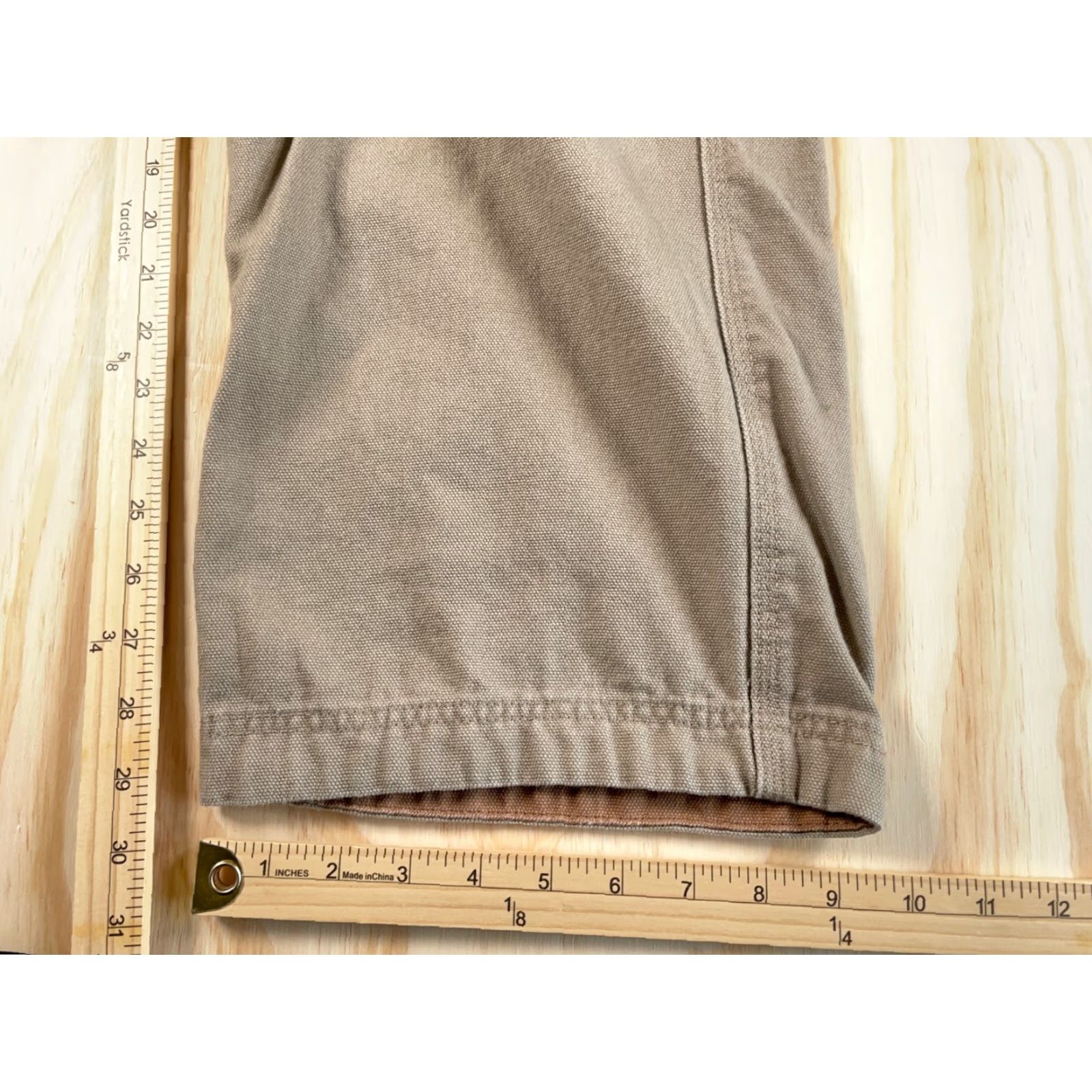 Vintage DULUTH Relaxed Fit Cargo Pants Men's 42 x 30 Beige Canvas Workwear Outdoor Size US 42 / EU 58 - 6 Thumbnail