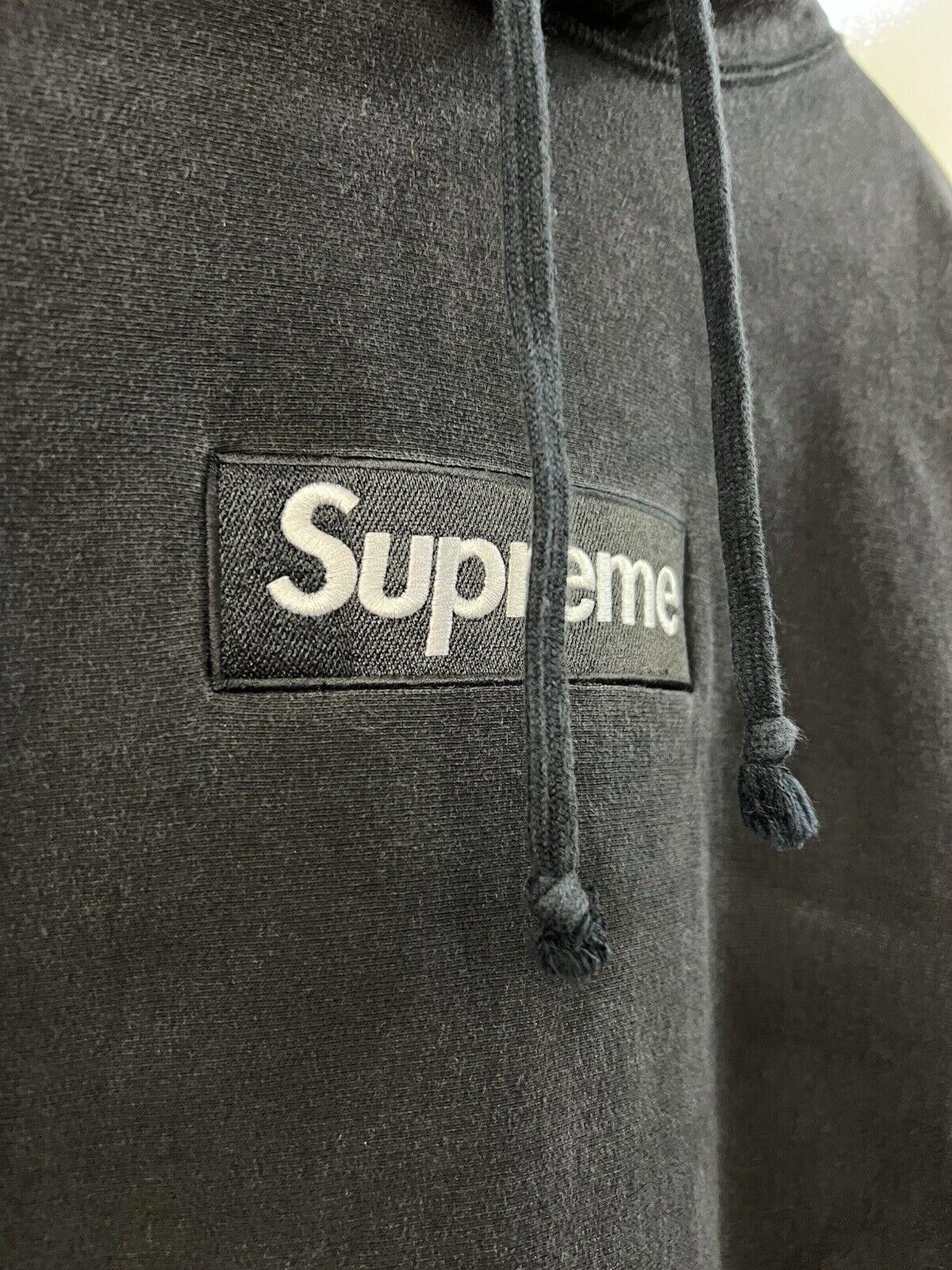 Supreme FW16 SUPREME BOX LOGO HOODED SWEATSHIRT HOODIE BLACK L Size US L / EU 52-54 / 3 - 3 Thumbnail