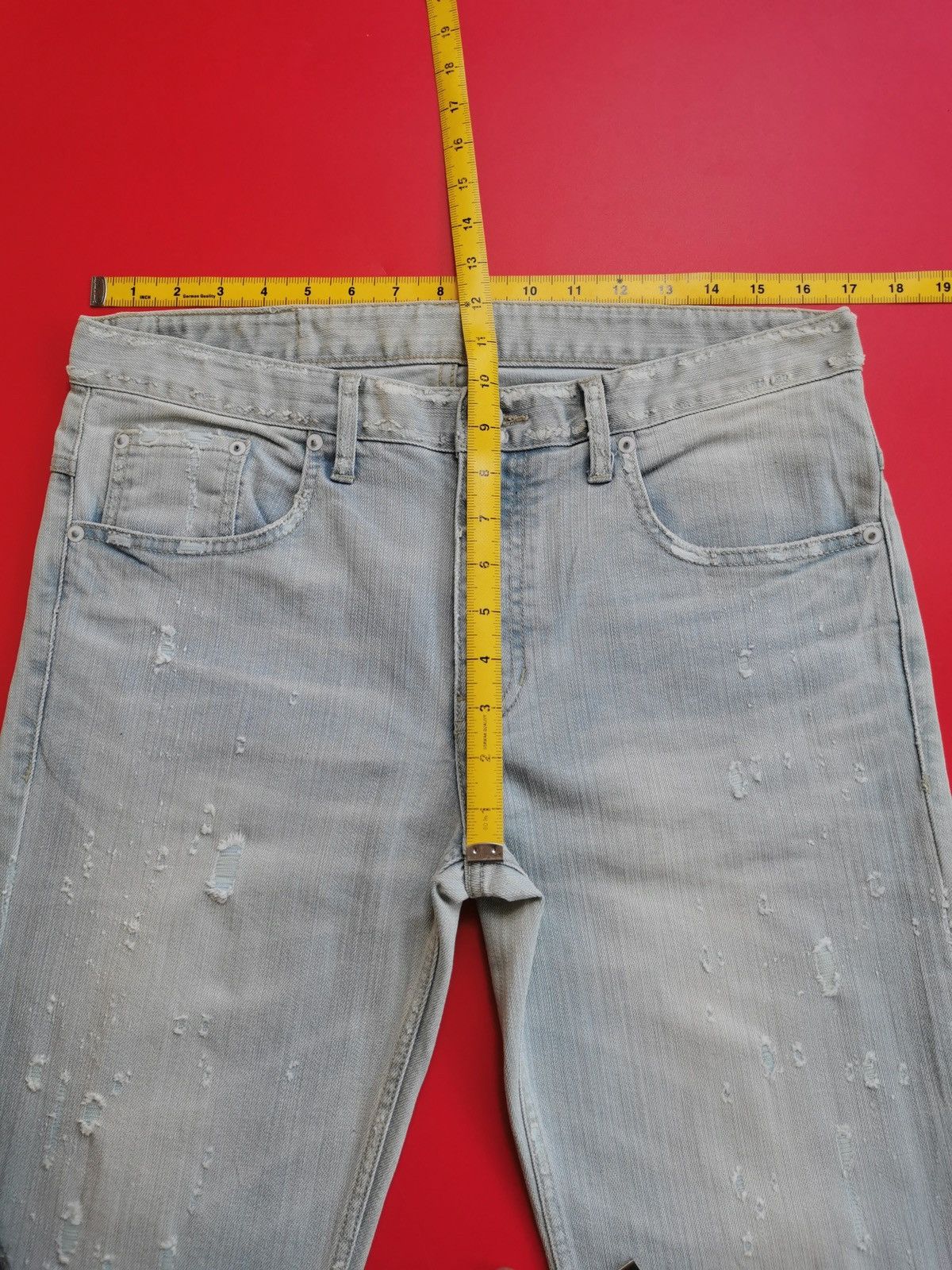 Japanese Brand Bluenotchjeans Nevermind Denim ERD Grunge Size US 34 / EU 50 - 13 Thumbnail