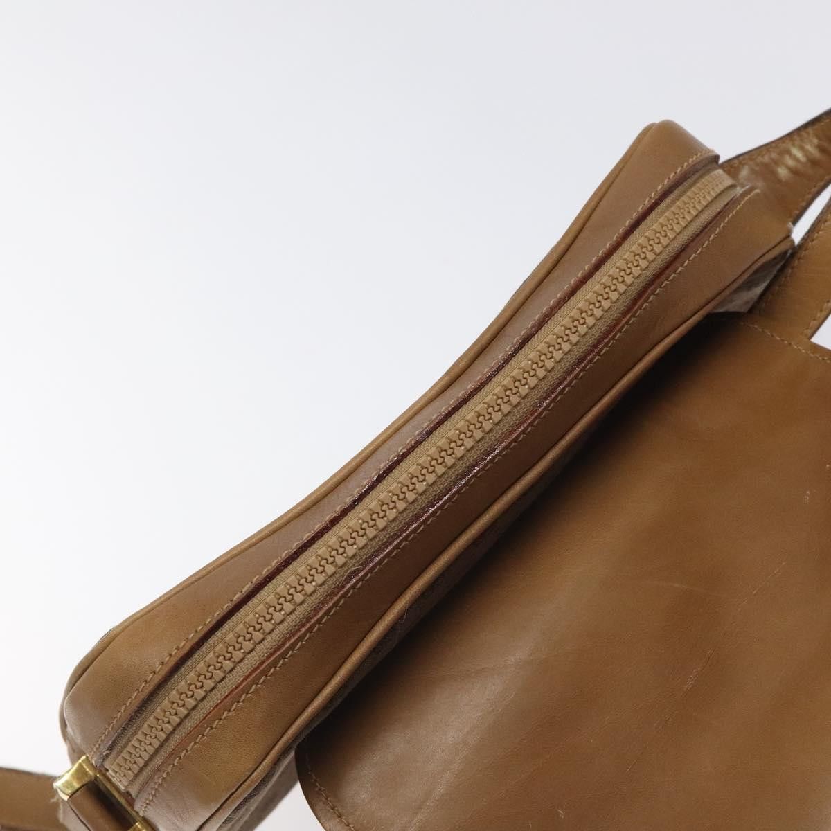Gucci GUCCI Micro GG Canvas Shoulder Bag Brown Gold Size ONE SIZE - 15 Thumbnail