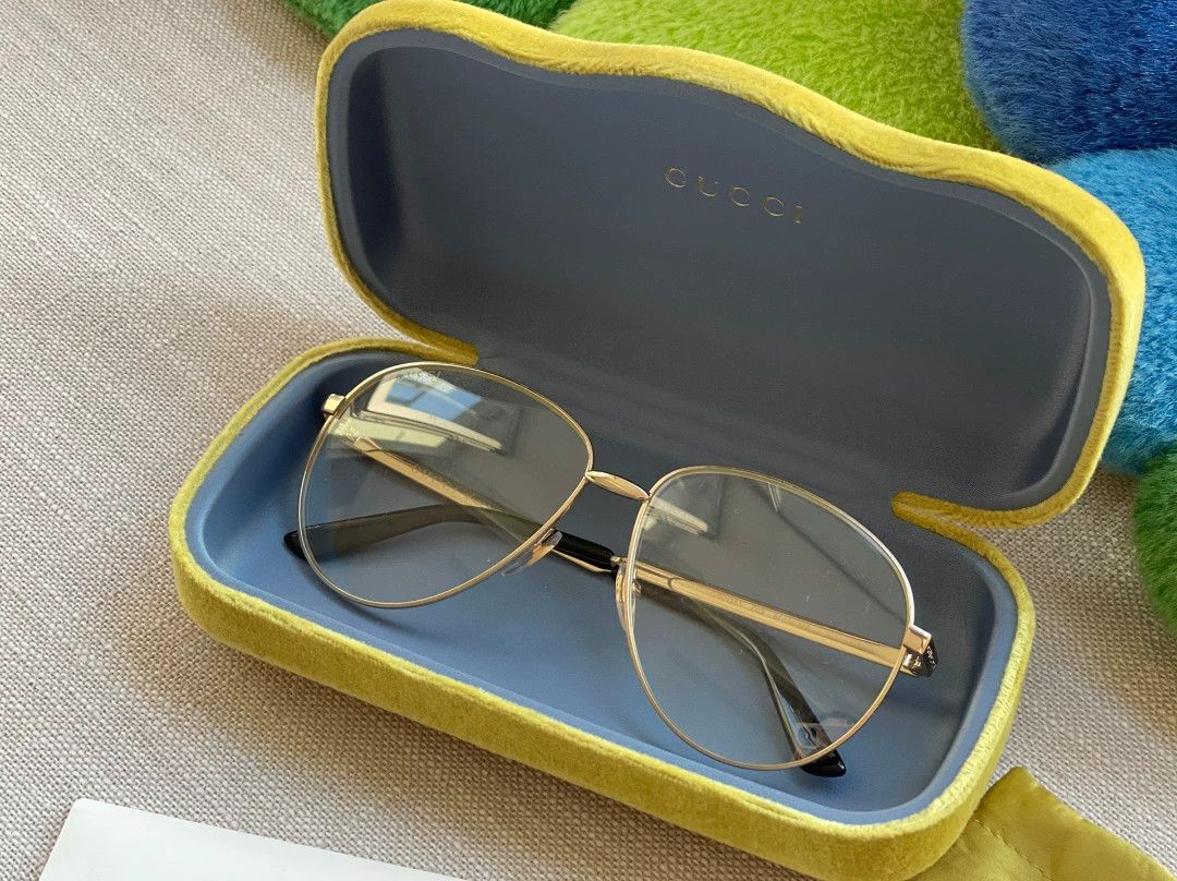 Gucci Gucci Transparent Eyeglasses Size ONE SIZE - 1 Thumbnail