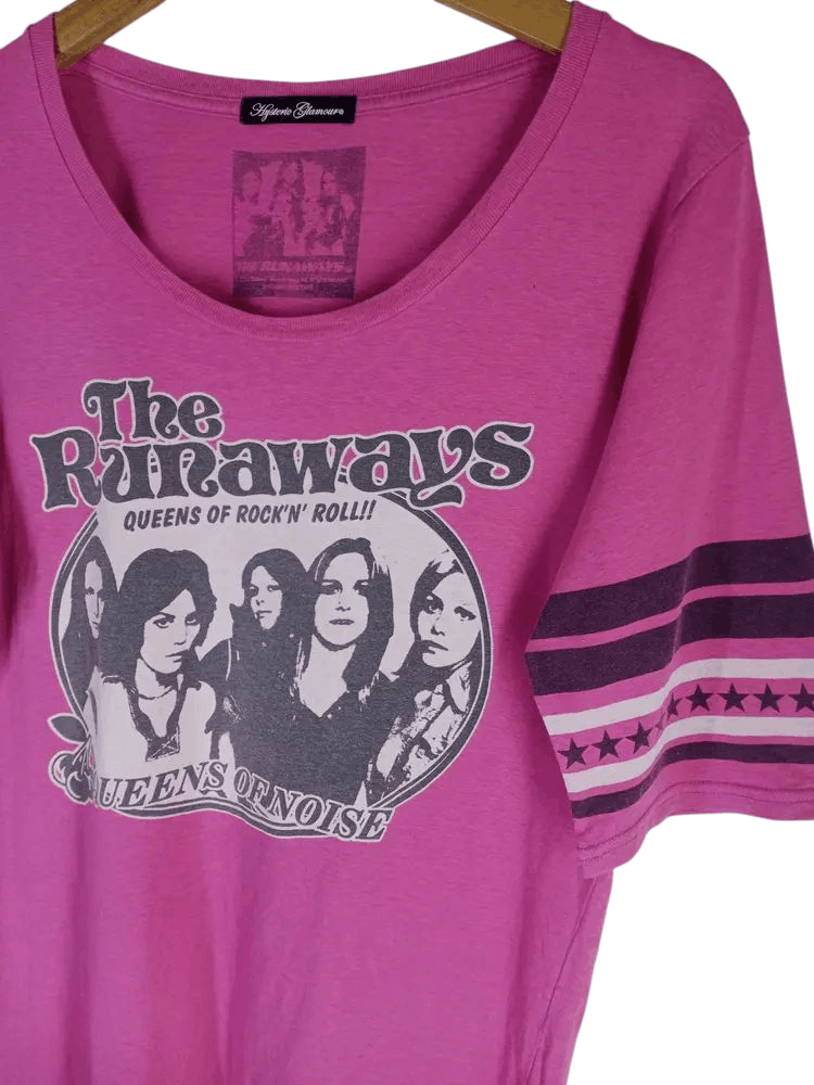 Hysteric Glamour Rare Vintage Hysteric Glamour X The Runaways Tshirt Size US S / EU 44-46 / 1 - 3 Thumbnail