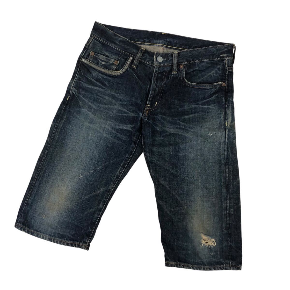 Hysteric Glamour Hysteric Glamour Distressed Denim Half-Length Shorts Size US 30 / EU 46 - 1 Thumbnail