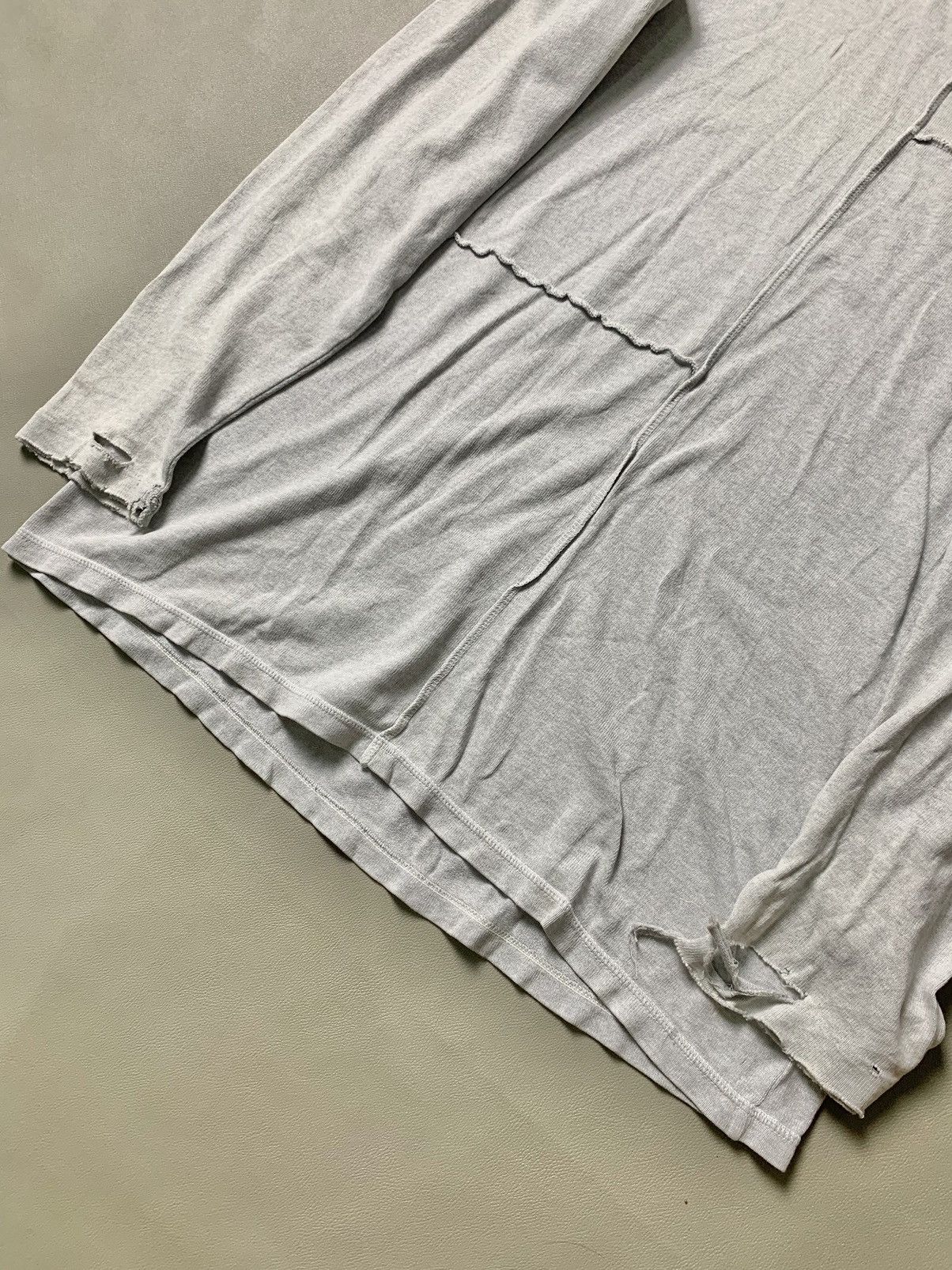 If Six Was Nine × Le Grande Bleu (L.G.B.) Toctoc Distressed Grunge Archive Longsleeve Size US L / EU 52-54 / 3 - 3 Thumbnail