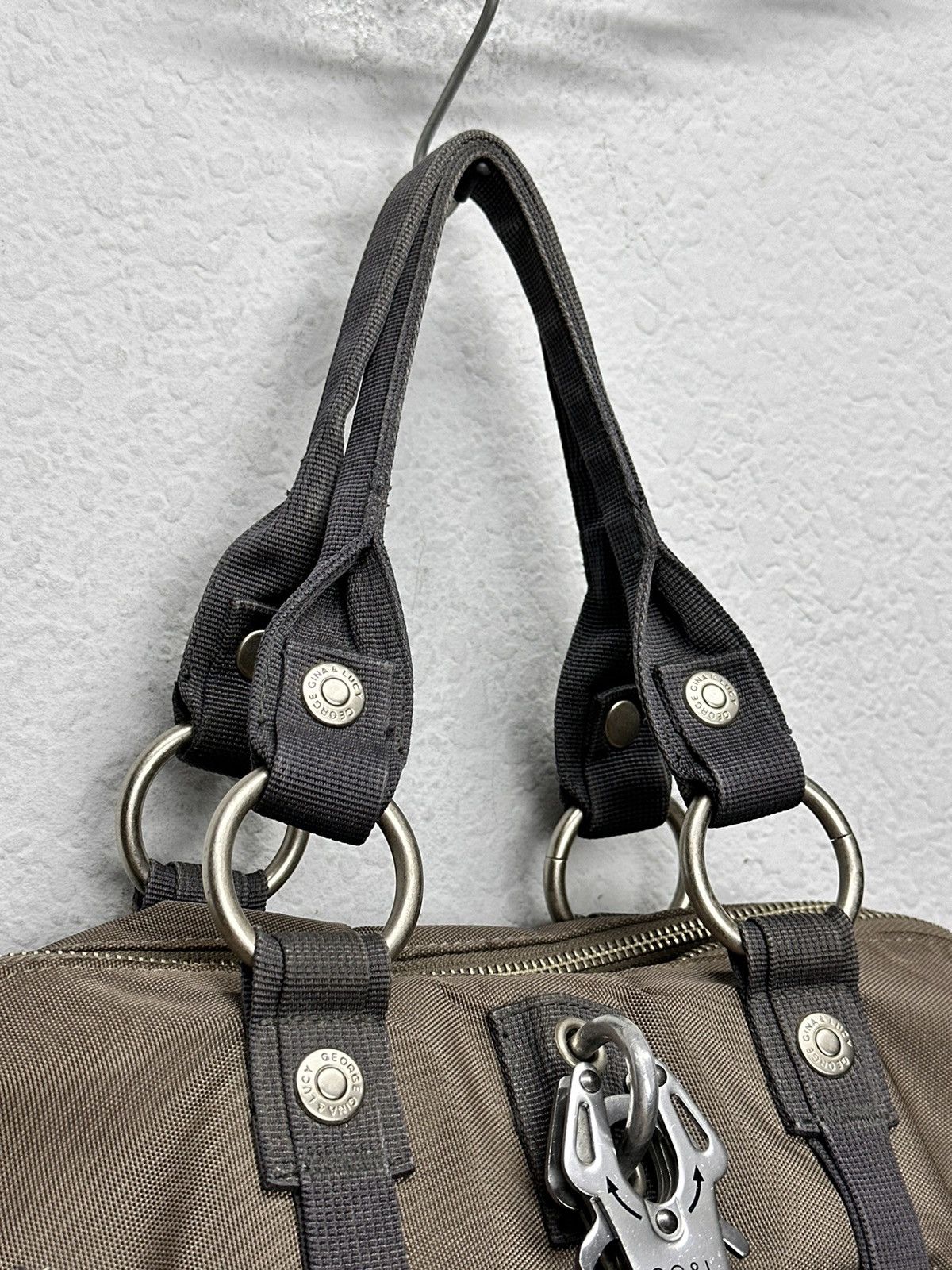 Genuine Leather Japanese GGL bag vintage Avantgarde streetwear style Size ONE SIZE - 5 Thumbnail