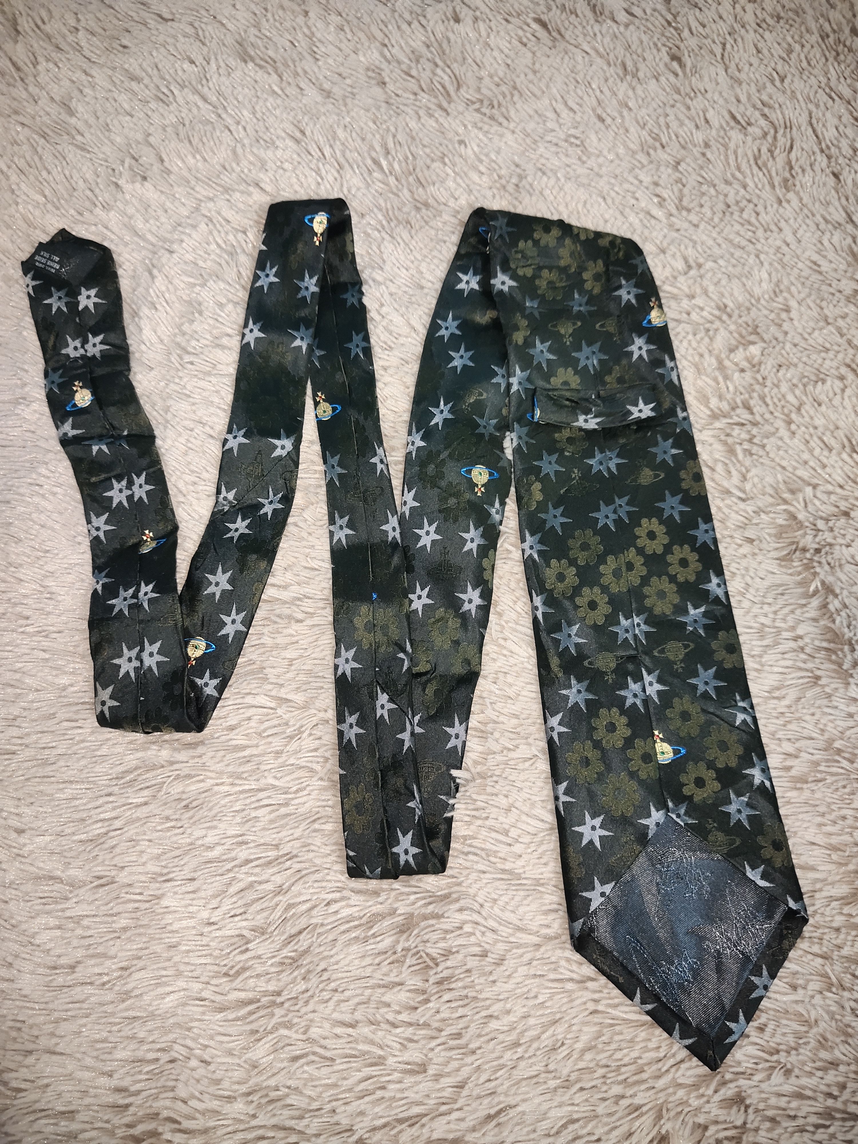 Vivienne Westwood Vivienne Westwood Silk Tie Star Logo Size ONE SIZE - 2 Thumbnail
