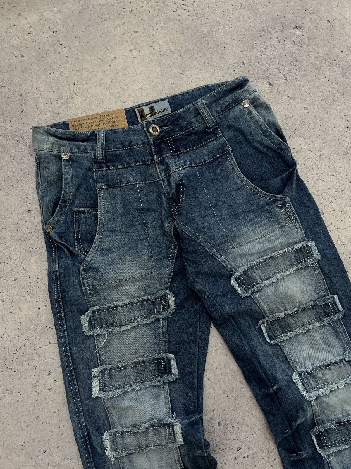 Other DISTRESSED DENIM VINTAGE PANTS FADED DIRTY CRASHED OPIUM Size US 30 / EU 46 - 6 Thumbnail