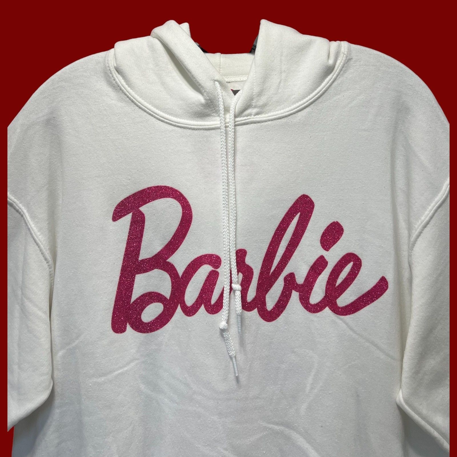 Other Mattel - Barbie - Women's Long Sleeve Hooded Sweater Shirt - Size M / US 6-8 / IT 42-44 - 10 Thumbnail