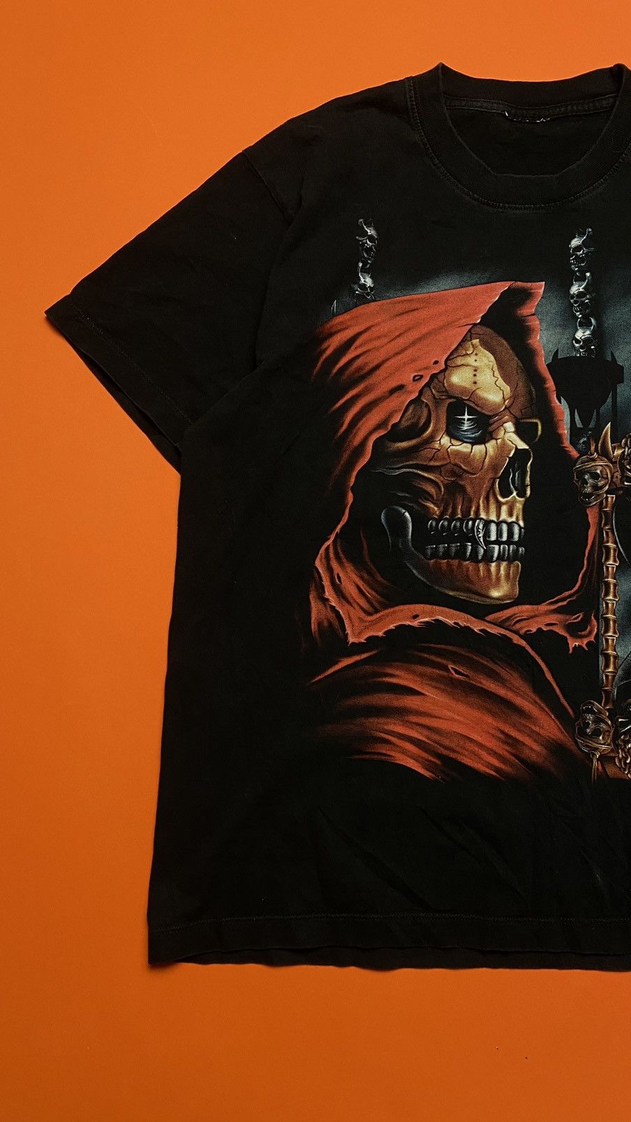 Band Tees × Vintage Vintage death skull t-shirt Size US L / EU 52-54 / 3 - 3 Thumbnail