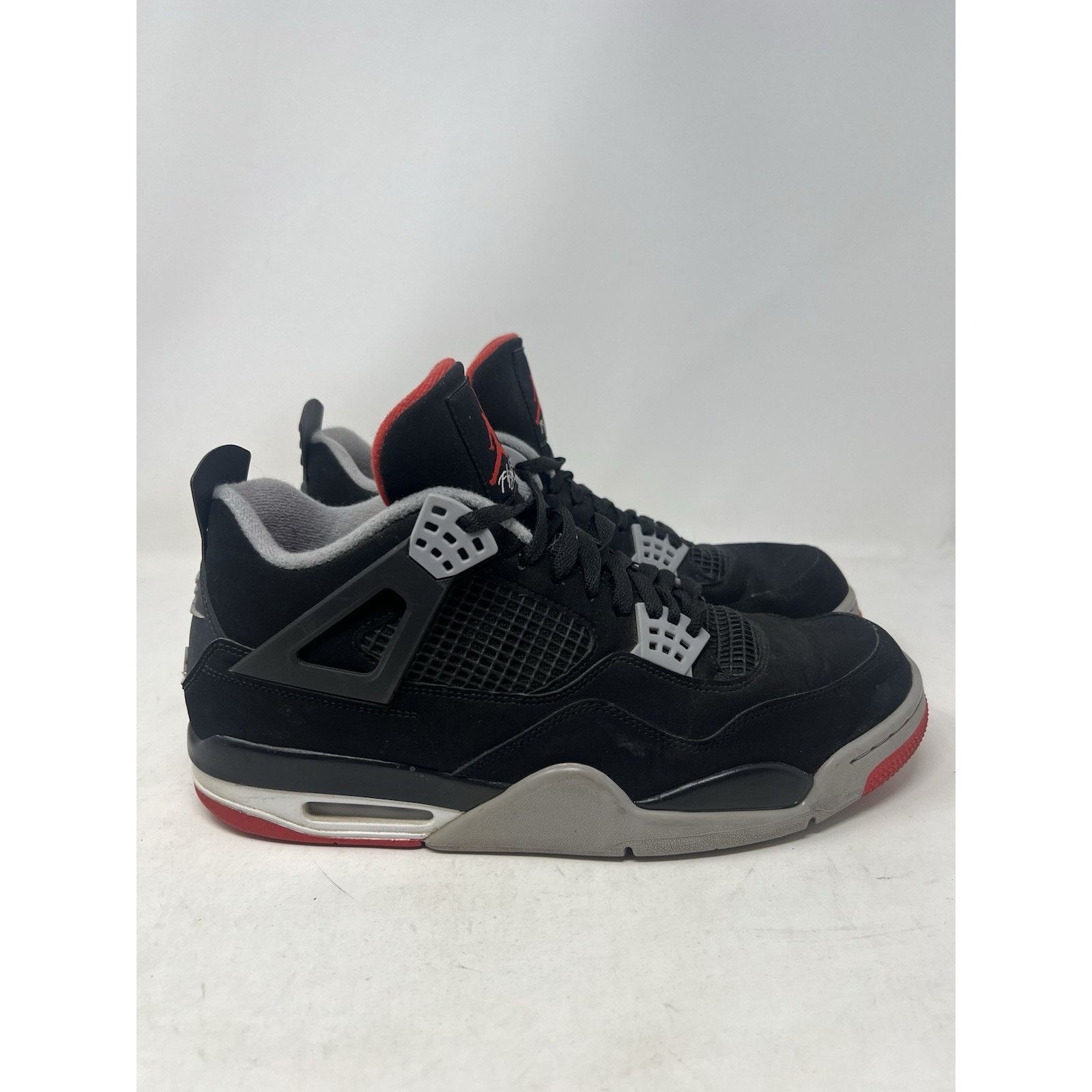 Jordan Brand Air Jordan 4 (IV) : 2019 Black/Fire Red/Cement Grey Size 13 Size US 13 / EU 46 - 2 Thumbnail