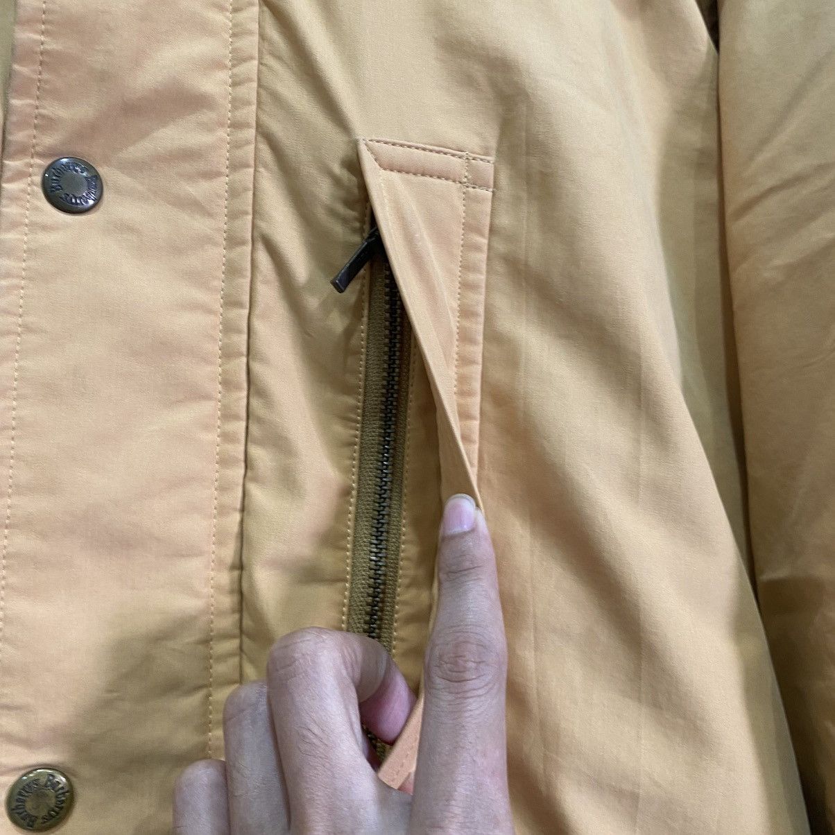 Burberry Vintage 90s Burberrys London Hooded Field Jacket - Tan Size US L / EU 52-54 / 3 - 13 Thumbnail