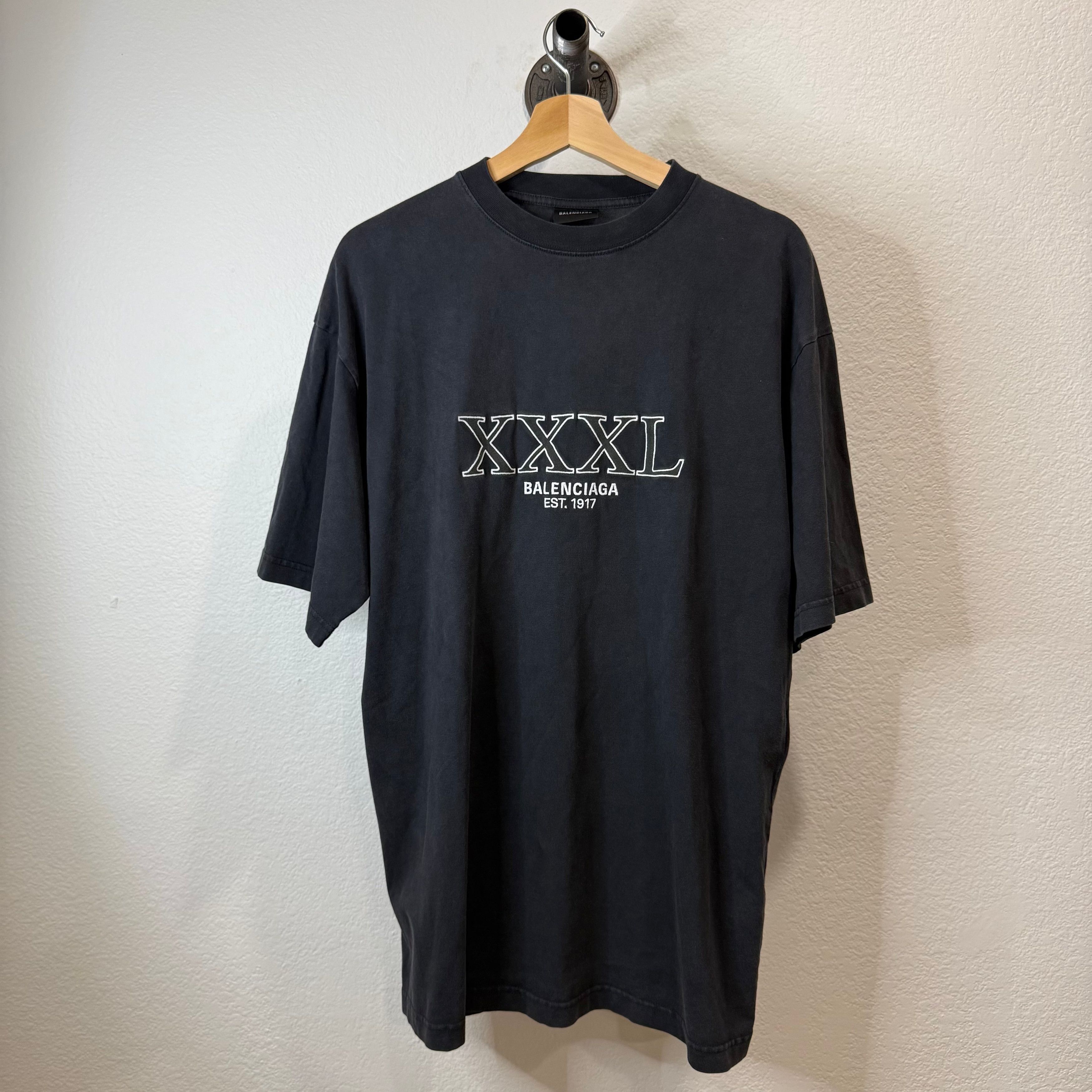 Balenciaga Balenciaga XXXL Embroidered T-Shirt | Grailed