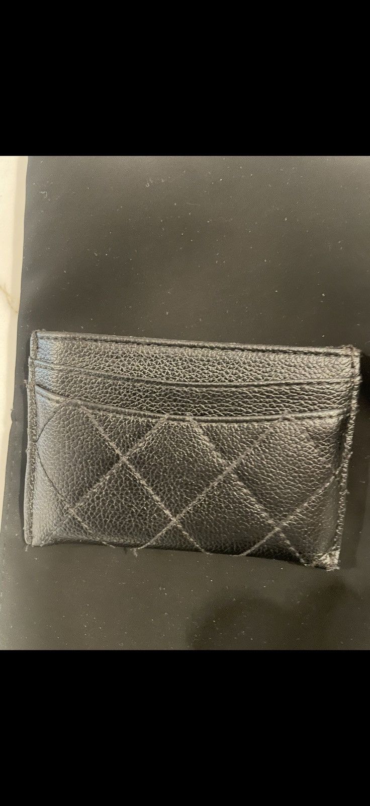 Chanel Women’s Chanel black leather Credit Card Holder Size ONE SIZE - 3 Thumbnail